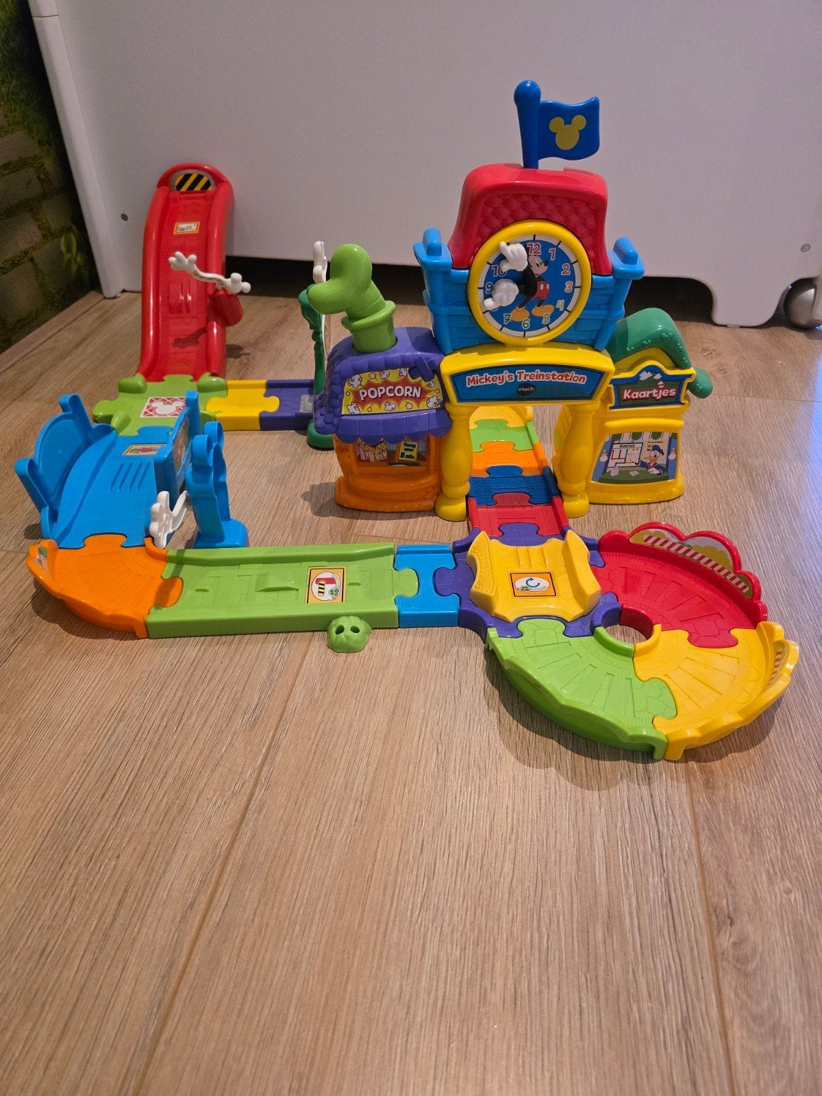 VTech Toet Toet Auto's Disney Mickey's Treinstation, Ophalen of Verzenden, Gebruikt, Overige merken