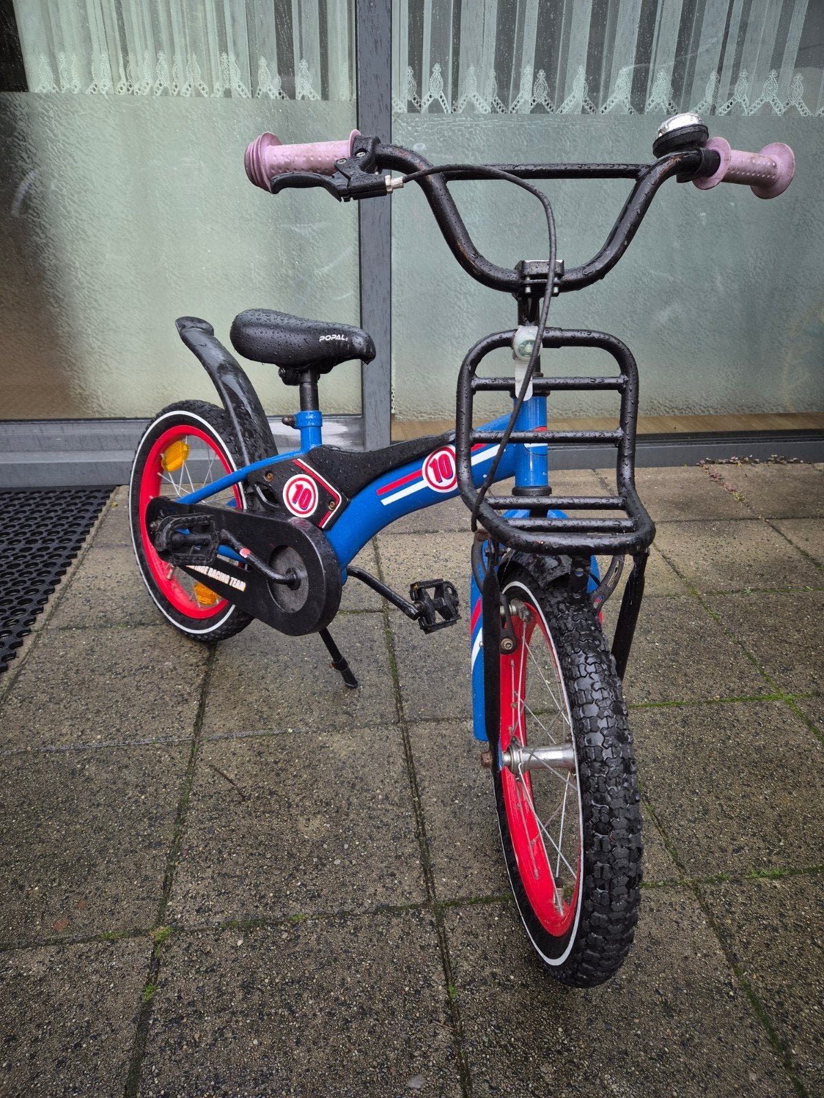 Popal Vintage Racing Team Kinderfiets 16 inch, Ophalen, Terugtraprem, Popal, 16 tot 20 inch
