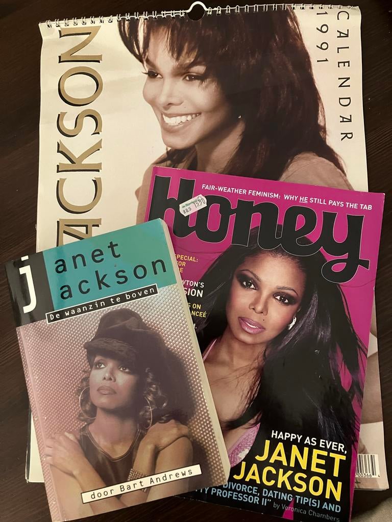 Janet Jackson Collectie: Boek, Kalender & Magazine, Verzamelen, Ophalen of Verzenden, Boek, Tijdschrift of Artikel
