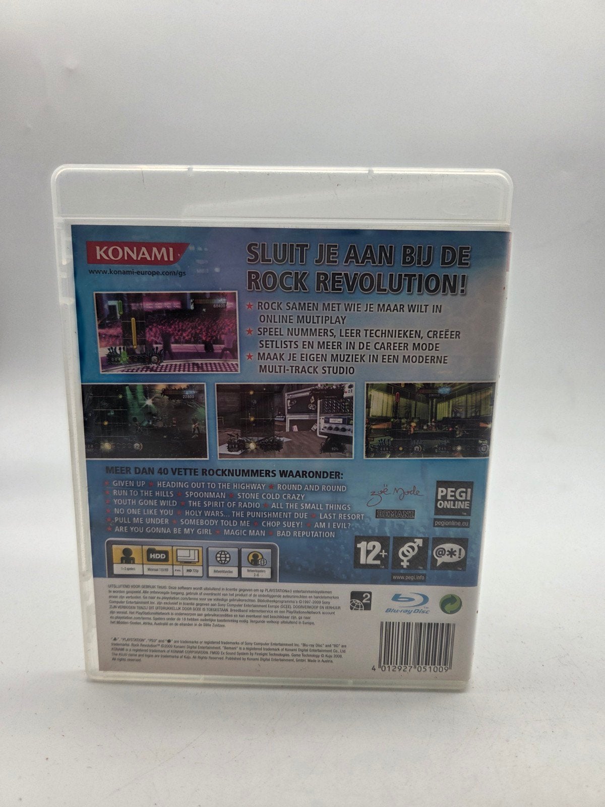 Rock Revolution - PlayStation 3 (PS3), Online, Muziek, Gebruikt, Support@konami-europe.com