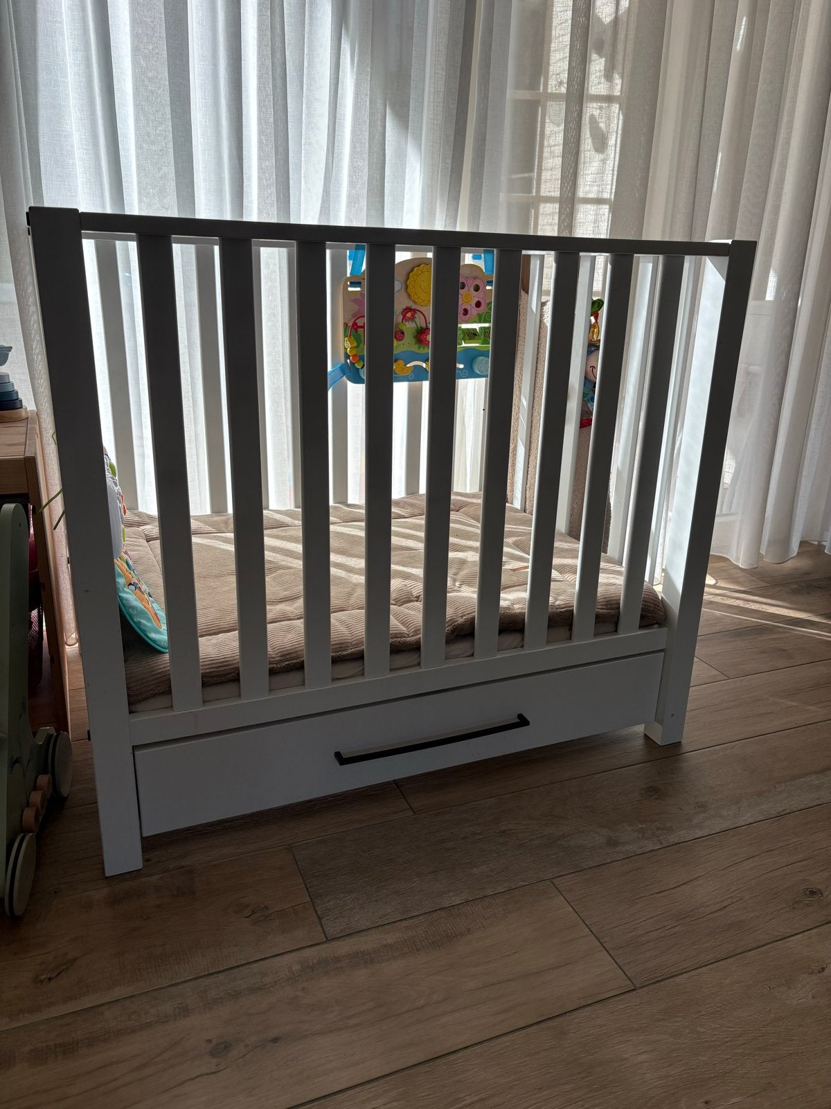 Box Casper II met lade, matras en Baby's Only boxkleed, Kinderen en Baby's, Ophalen, Gebruikt, Rechthoekig, Boxkleed