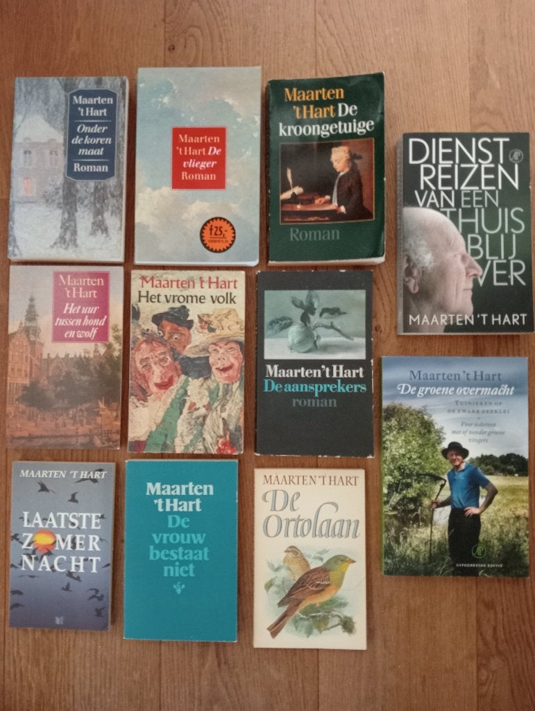 11 titels Maarten 't Hart, Ophalen of Verzenden, Gelezen, Maarten 't Hart, Nederland