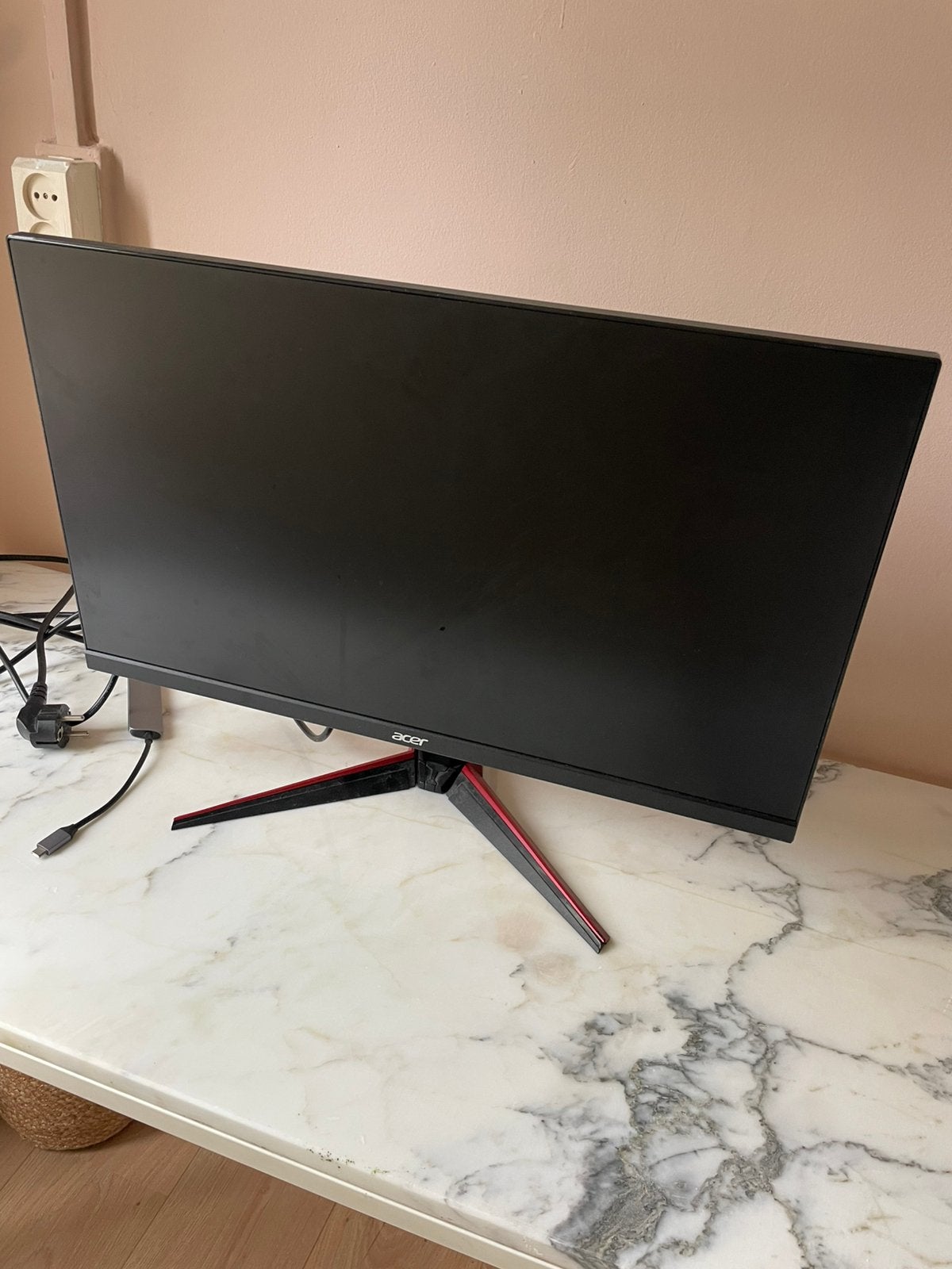 Acer VG240Y LCD Monitor, Ophalen, Zo goed als nieuw, 60 Hz of minder