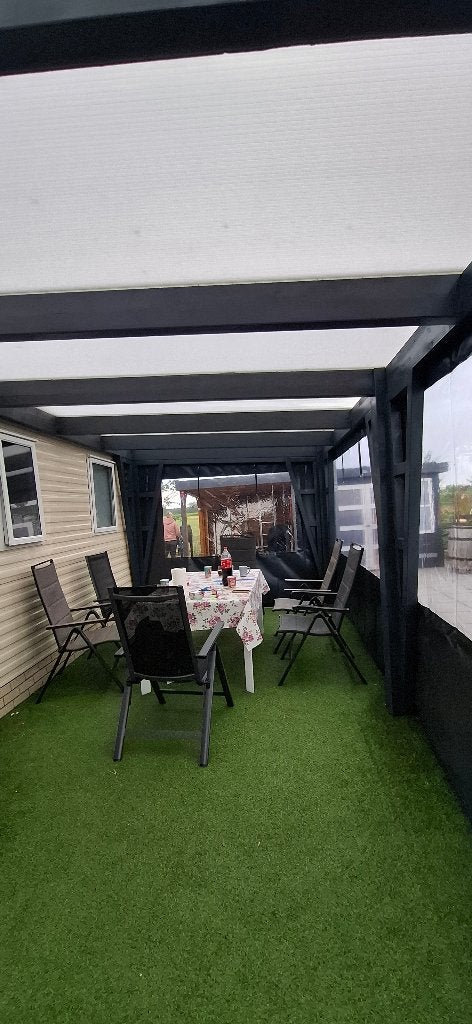Moderne Veranda/Tuinpaviljoen met Kunstgras, Tuin en Terras, Overkappingen, Ophalen, Zo goed als nieuw, Veranda