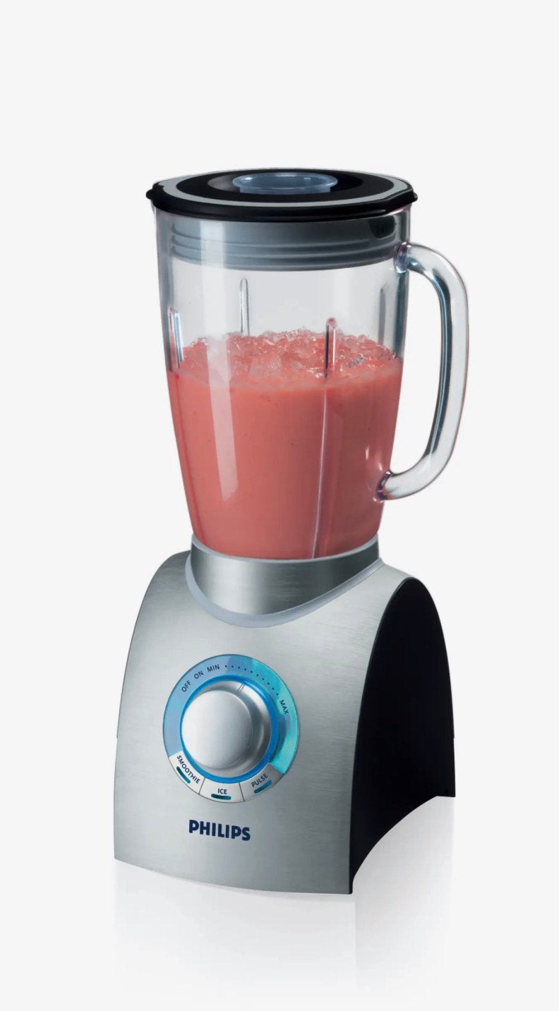 Philips HR 2094 Blender - Krachtige Keukenmachine, Ophalen, Gebruikt, 1 tot 2 liter, 3 snelheden of meer