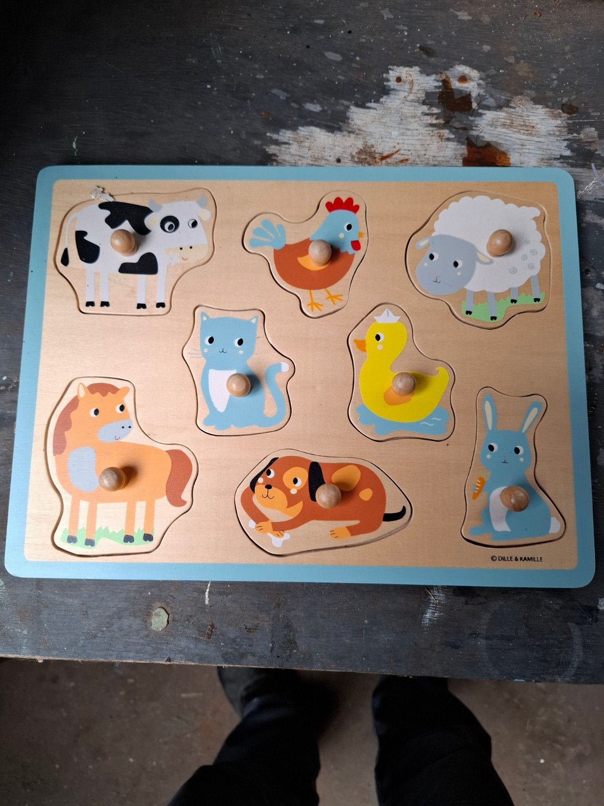 houten puzzel, Ophalen of Verzenden