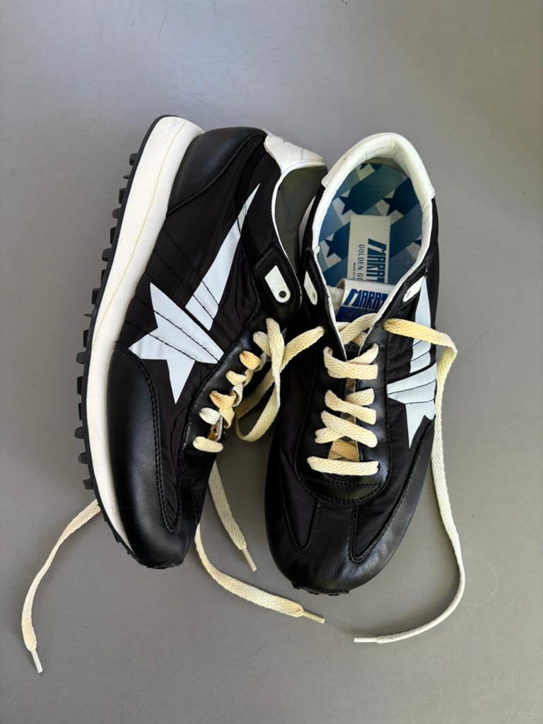 Golden Goose Leren Marathon Sneakers Zwart/Wit, Kleding | Dames, Schoenen, Zwart, Nieuw, Ophalen of Verzenden, Sneakers of Gympen
