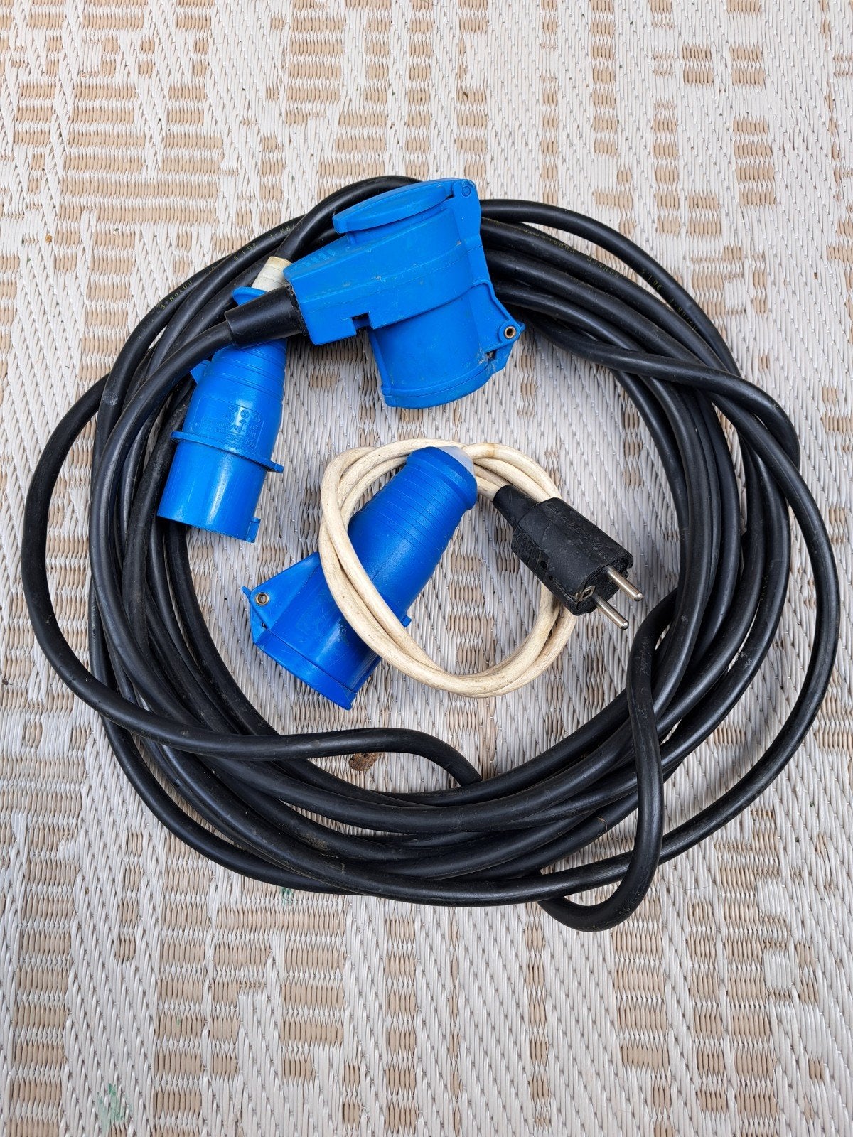 Caravan kabel 12 mtr met koppelstuk, Ophalen of Verzenden
