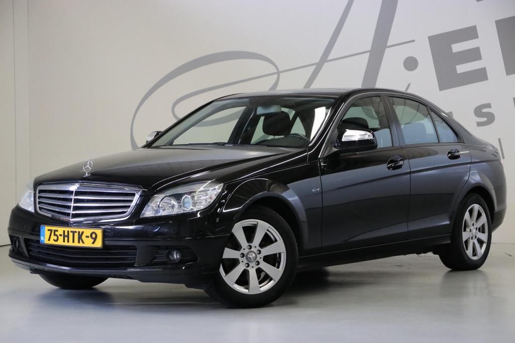 Mercedes-Benz C-klasse 180 K, Gebruikt, Zwart, Zwart, Handgeschakeld