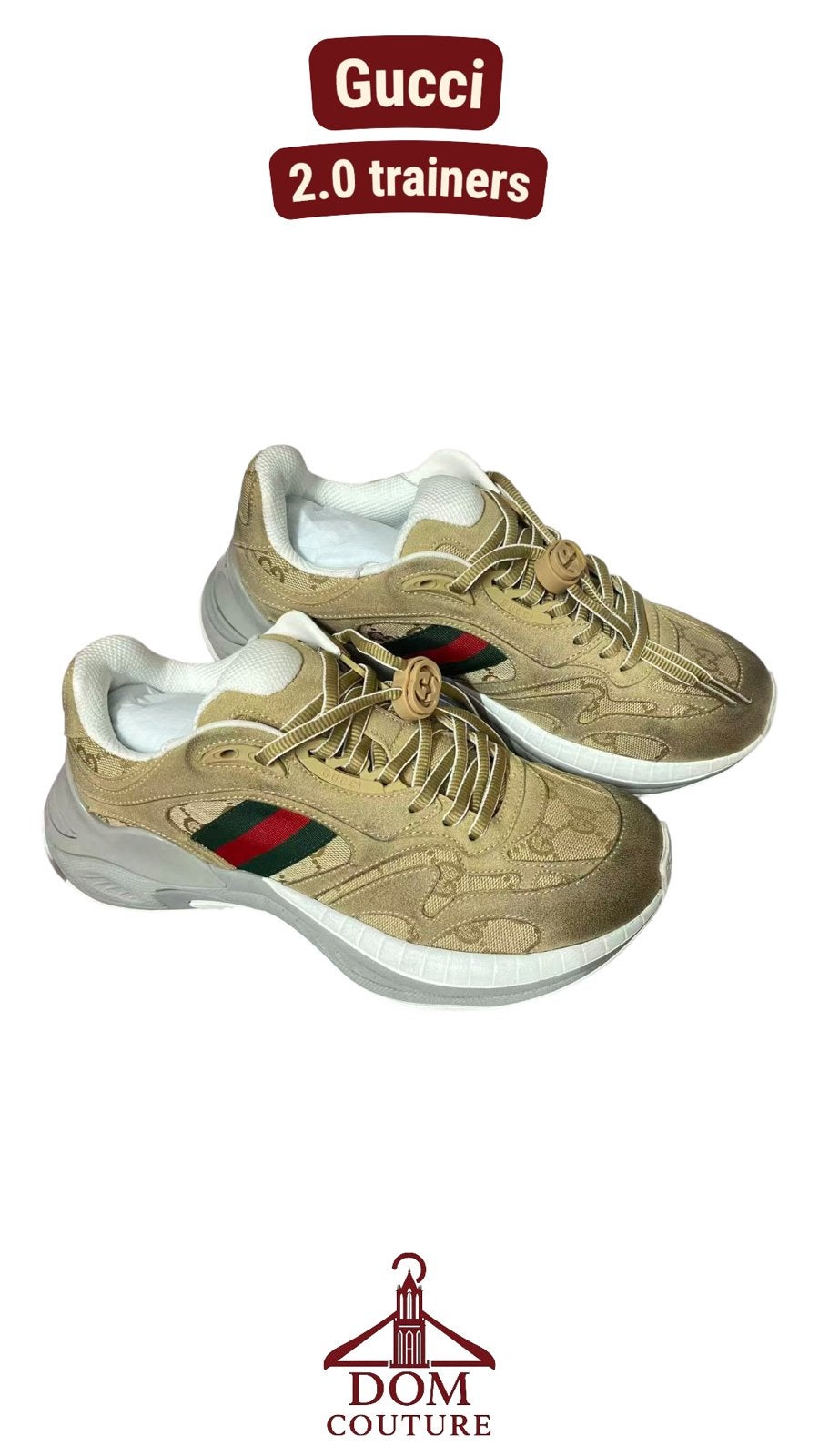 Gucci 2.0 trainers brown suede GG canvas | Maat 42, Kleding | Heren, Ophalen of Verzenden, Zo goed als nieuw