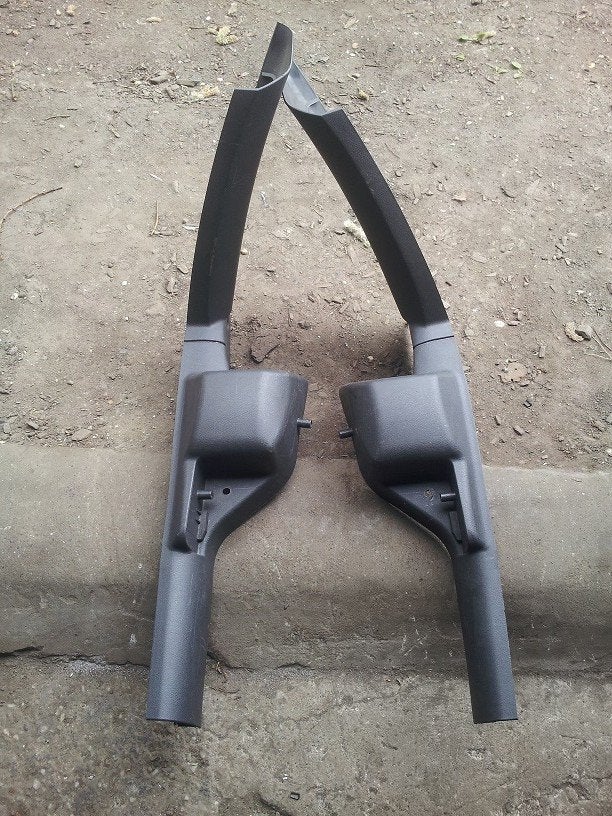 Plastiek kappen zijkant kofferruimte Volvo V40, Ophalen of Verzenden