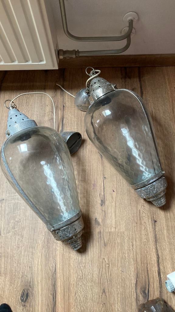 Grote hanglampen, Ophalen, Zo goed als nieuw, E27 (groot), Led-lamp