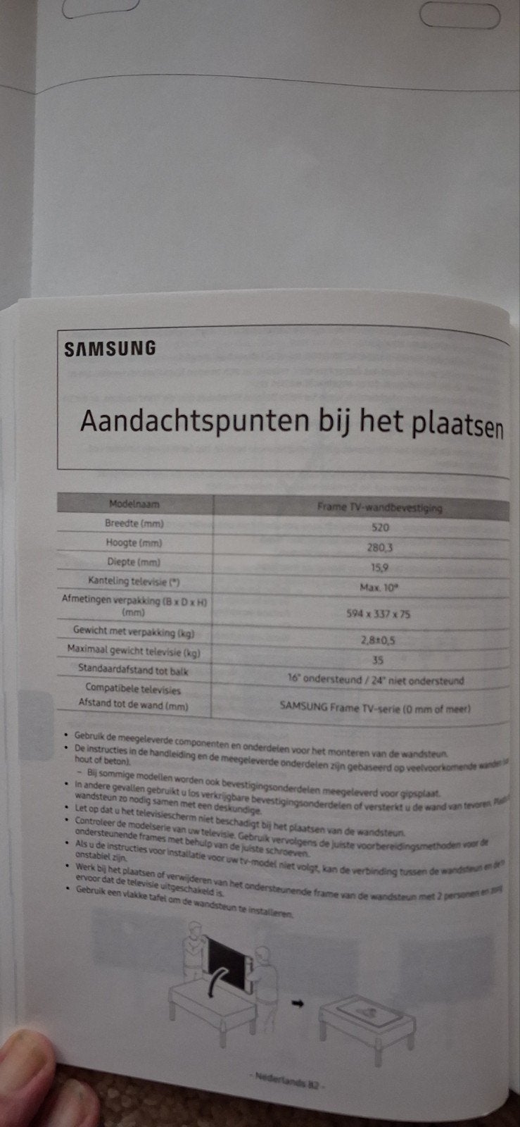 Samsung Frame TV Wall Mount - Nieuw in doos, Ophalen, Nieuw