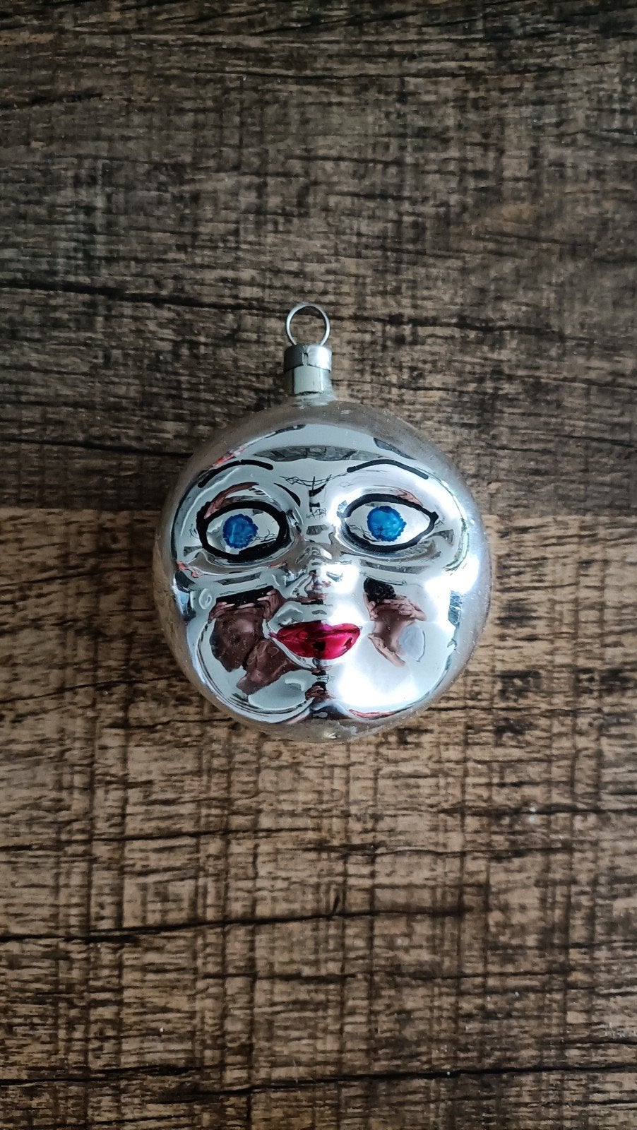 Kerst ornament Maan vintage oud, Diversen, Kerst, Ophalen of Verzenden