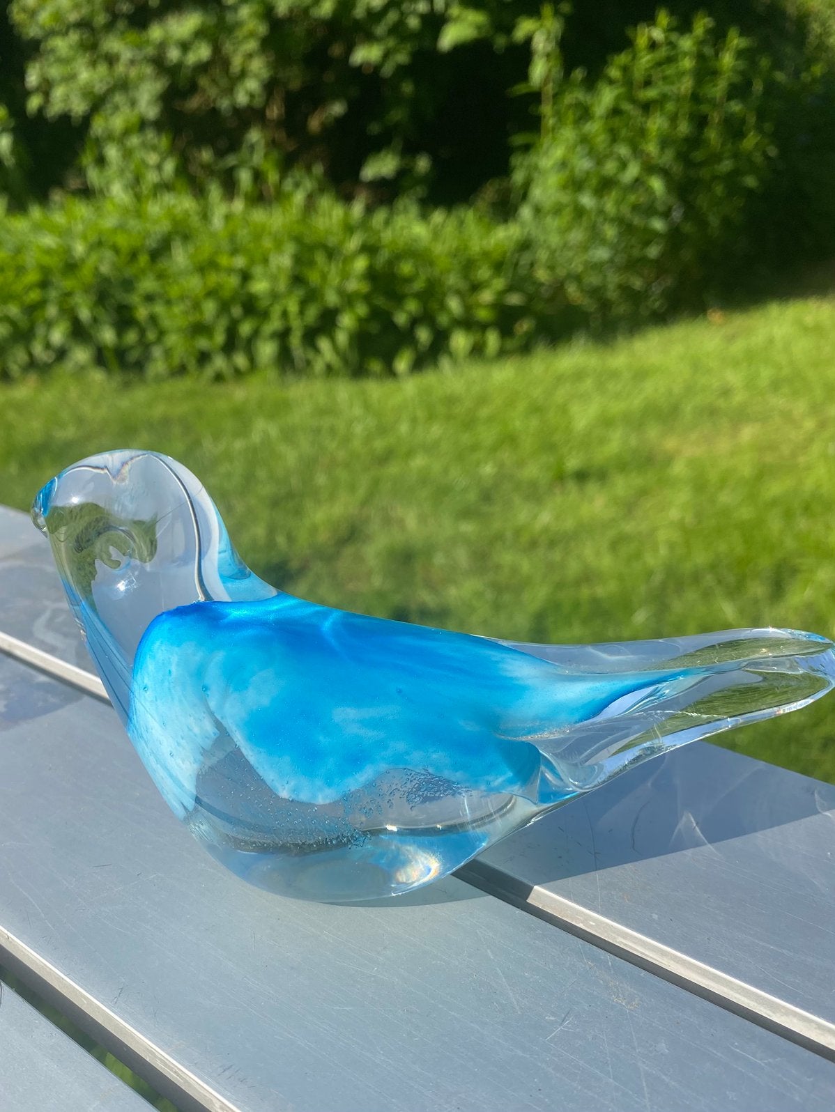 Glasobject duif Murano, Antiek en Kunst, Antiek | Glas en Kristal, Ophalen of Verzenden