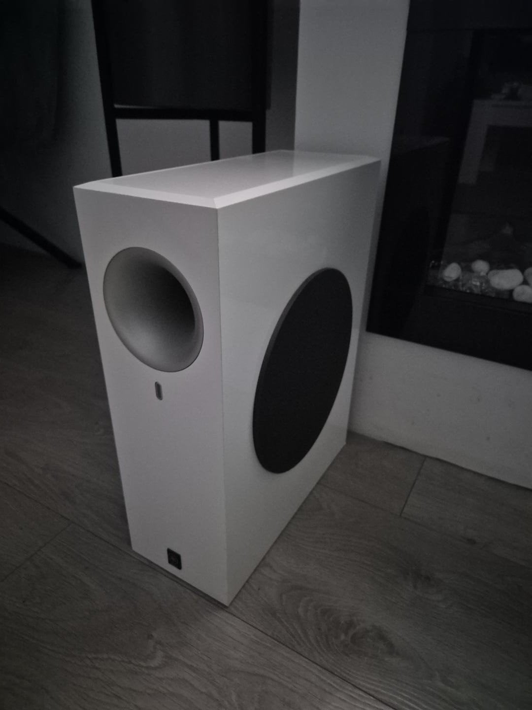 Yamaha NS-SW210 actieve subwoofer wit – mooie staat, Ophalen, Subwoofer, Overige merken