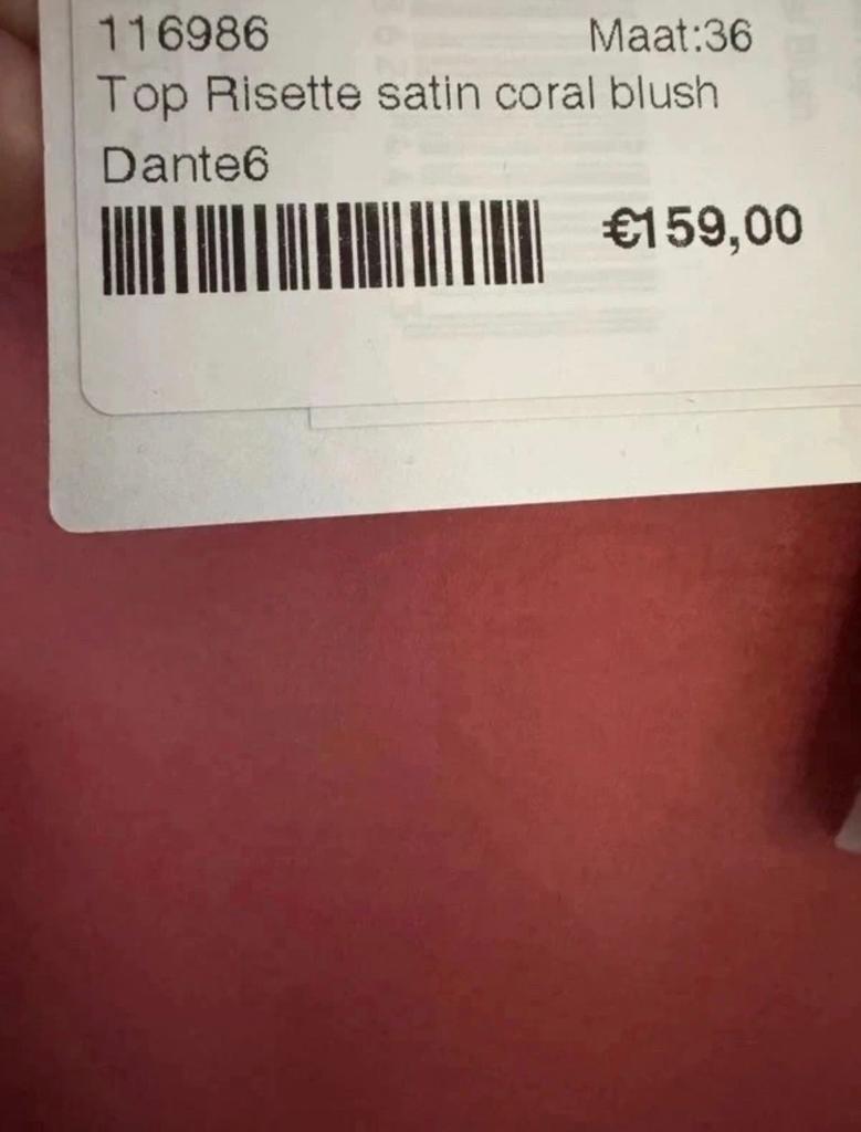 Nieuwe Dante6 Risette satijnen top maat S, Kleding | Dames, Nieuw, Ophalen of Verzenden, Korte mouw, Roze
