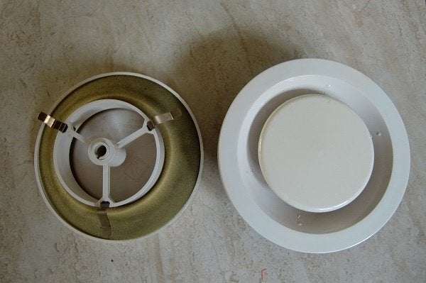 Ubbink ventilatieventielen verstelbaar 100/125mm, Ophalen of Verzenden, Gebruikt, Ventilator en Afzuiger