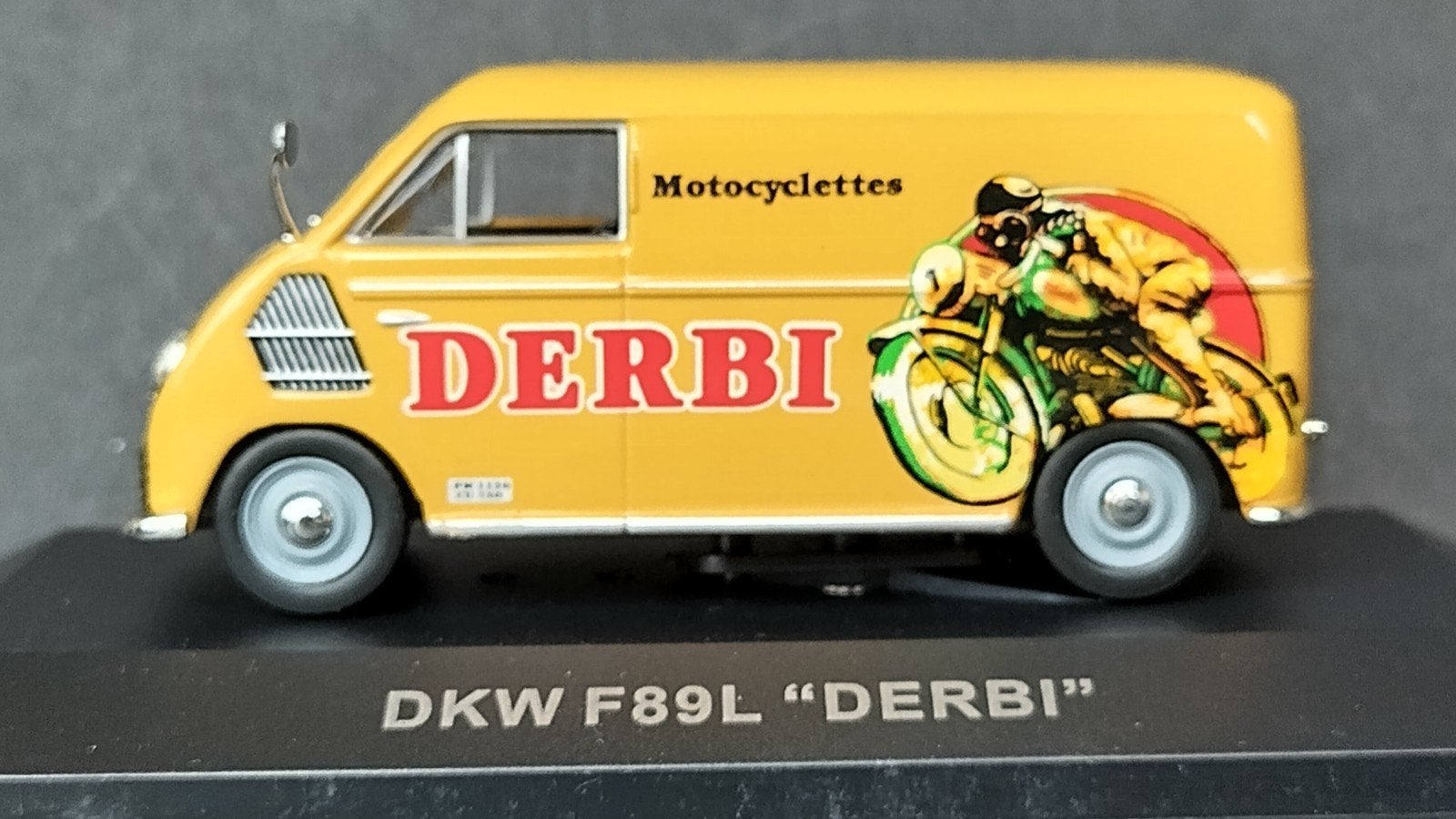 DkW F89 l Schnellaster Derbi motorcycles 1:43 Altaya Pol, Overige merken, Auto, Verzenden, .