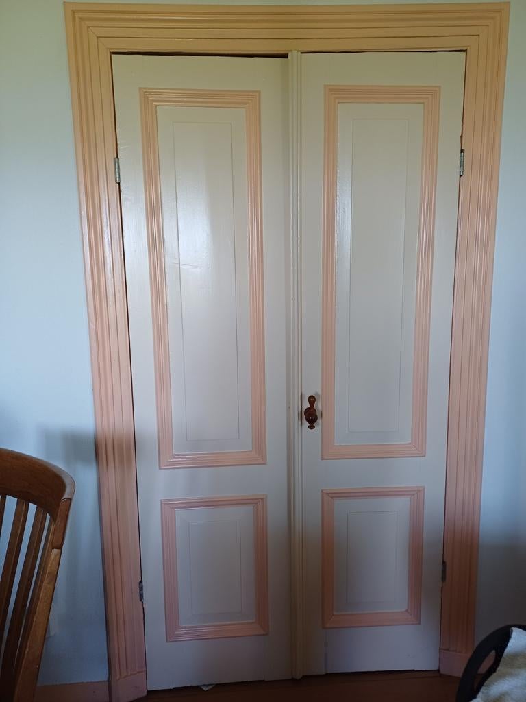 4 Oude Paneeldeuren + kozijn  Klassieke Binnendeuren, Doe-het-zelf en Verbouw, Deuren en Horren, Ophalen, Gebruikt, Binnendeur