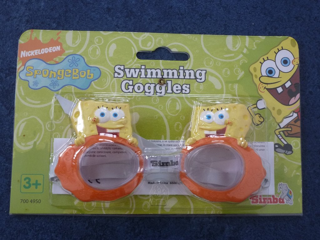NIEUW orgineel zwembrilletje SPONGEBOB, Ophalen of Verzenden, Nieuw