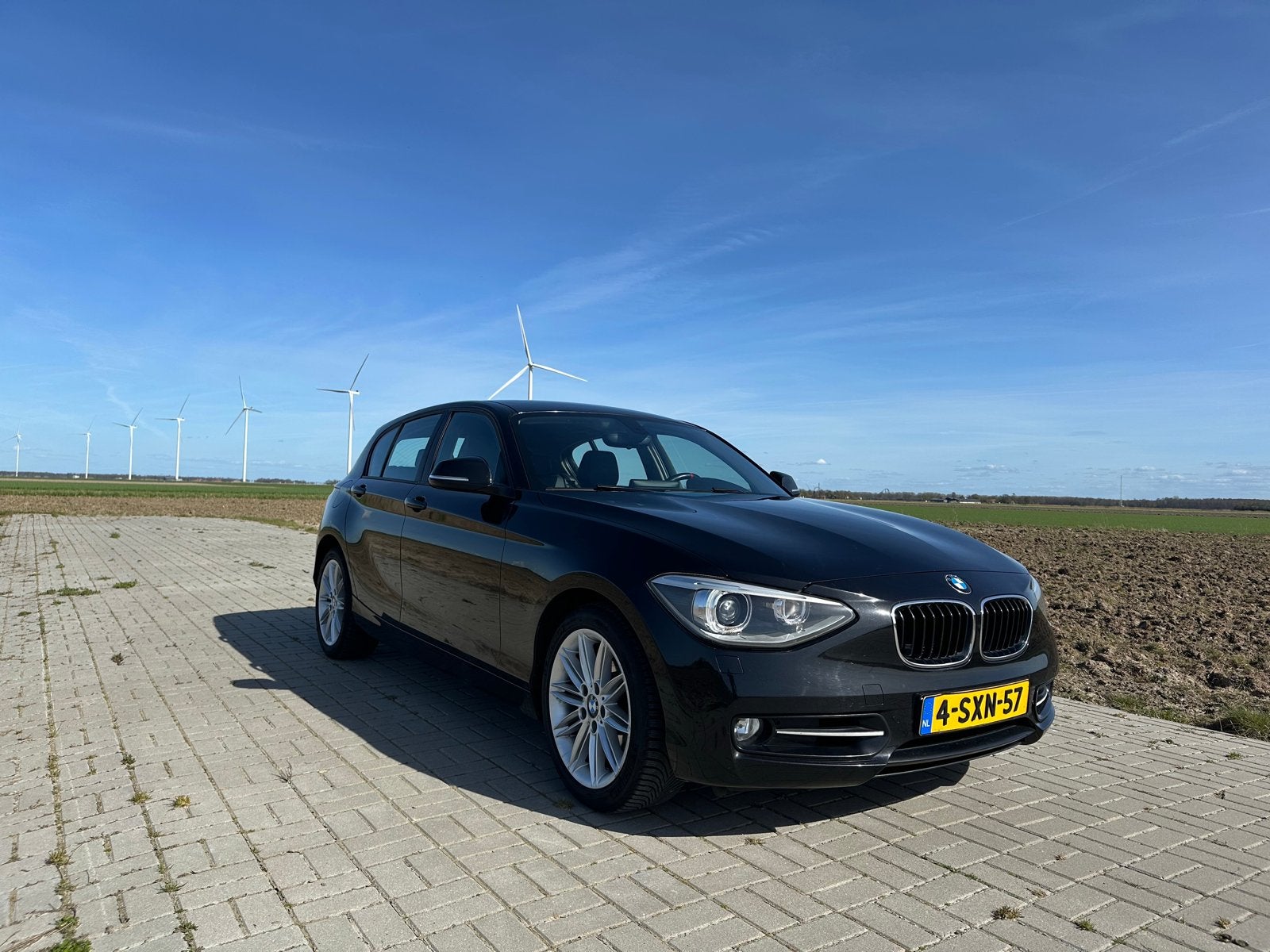 BMW 1-Serie 118I 125KW 5DR 2014 Zwart, Auto's, 1-Serie, Achterwielaandrijving, 1280 kg, 4 cilinders