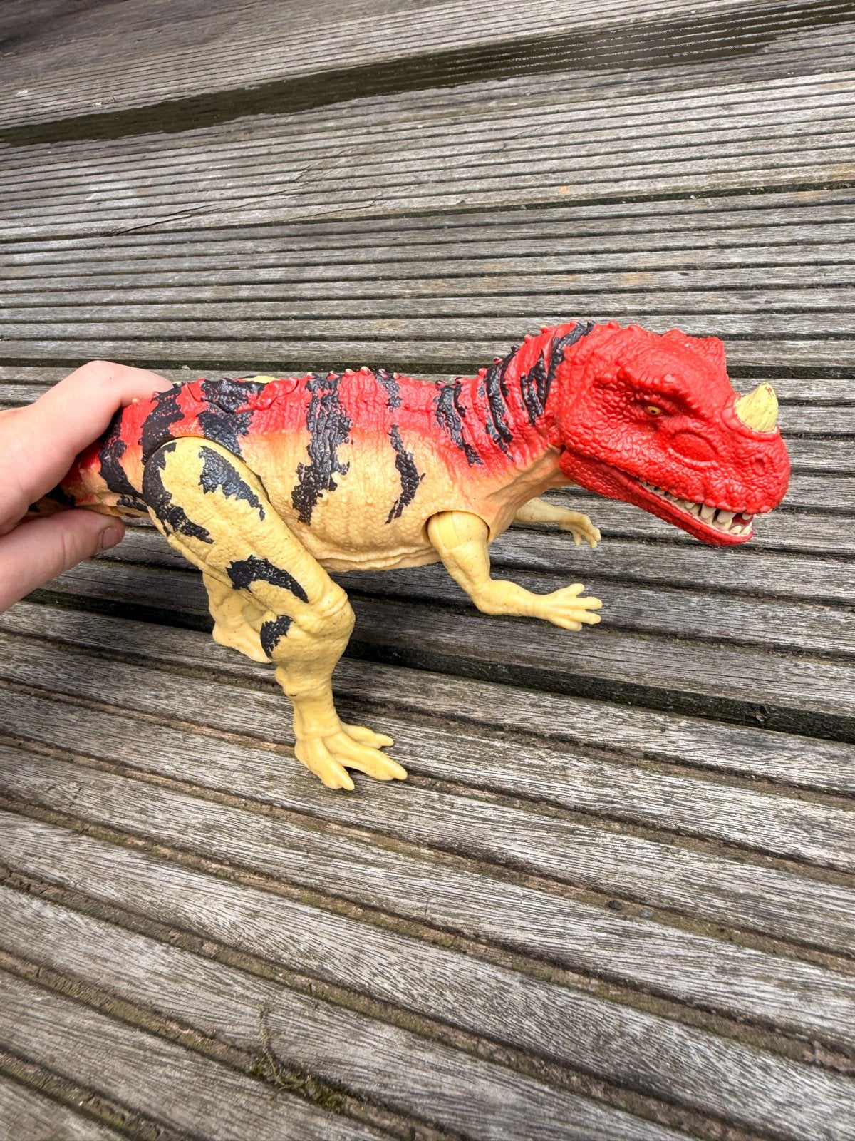 Mattel Jurassic World Carnotaurus dinosaurus speelgoed, Ophalen of Verzenden, Gebruikt