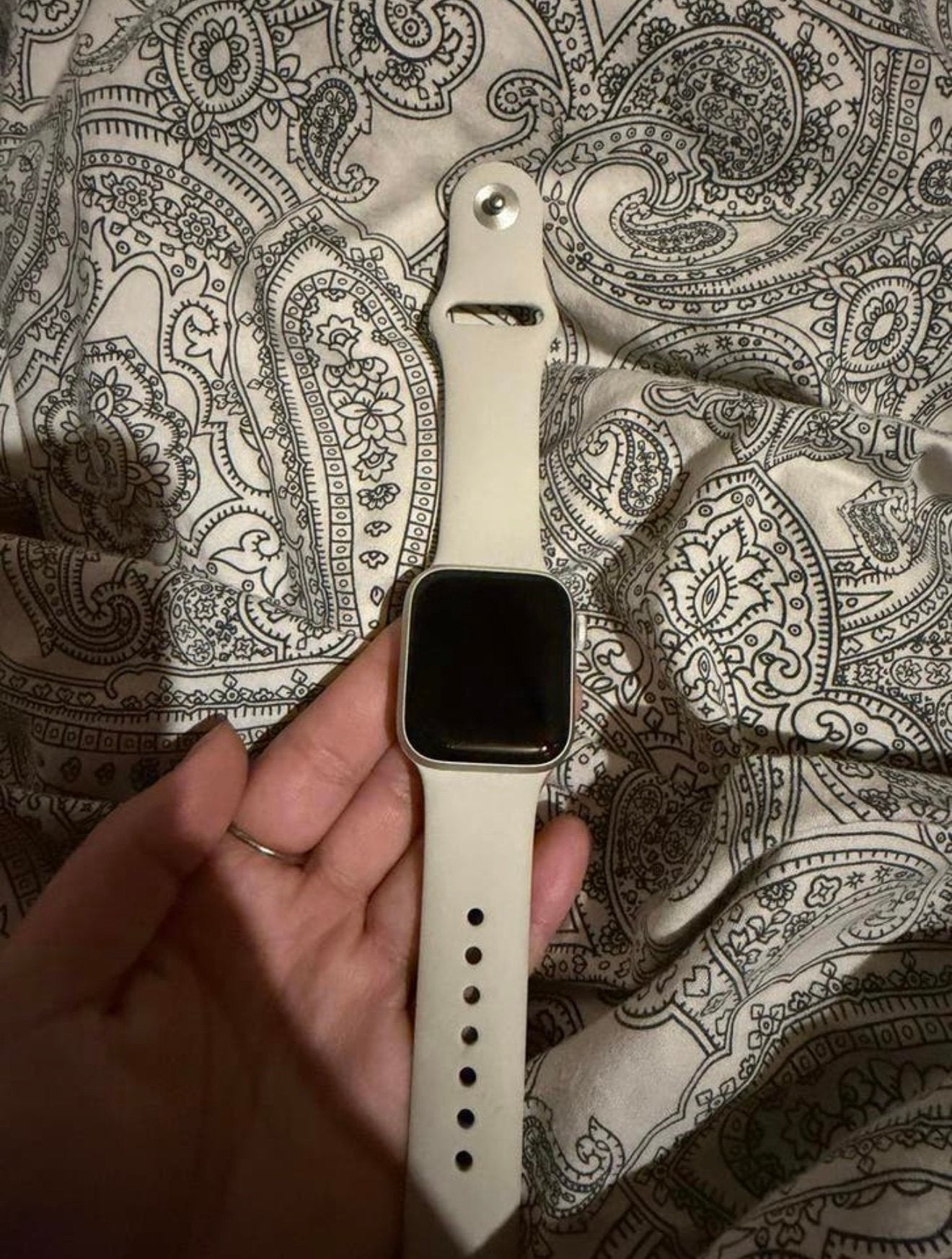 Apple Watch SE 2022 – 40 mm GPS, Sieraden, Tassen en Uiterlijk, Smartwatches, Ophalen, Wit, IOS, Zo goed als nieuw