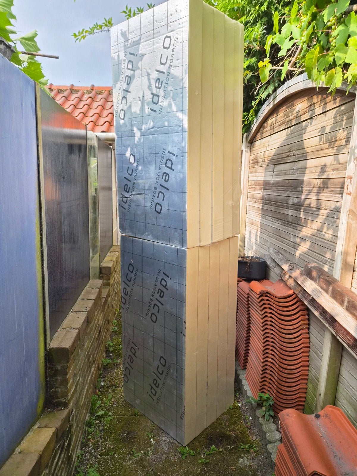 PIR isolatieplaten 10cm en 9cm 60x120cm, Ophalen, Dakisolatie, Nieuw, 5 tot 10 m²
