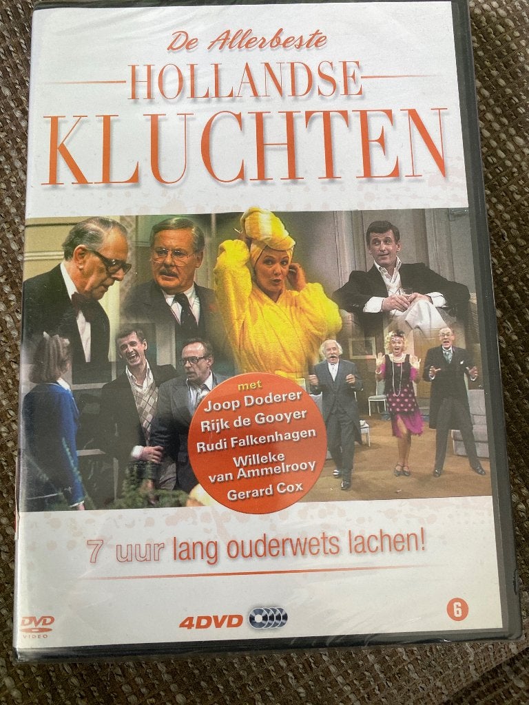 De Allerbest Hollandse Kluchten - 4DVD (Nieuw in verpakking), Overige artiesten, Alle leeftijden, Inclusief doosje, Ophalen of Verzenden