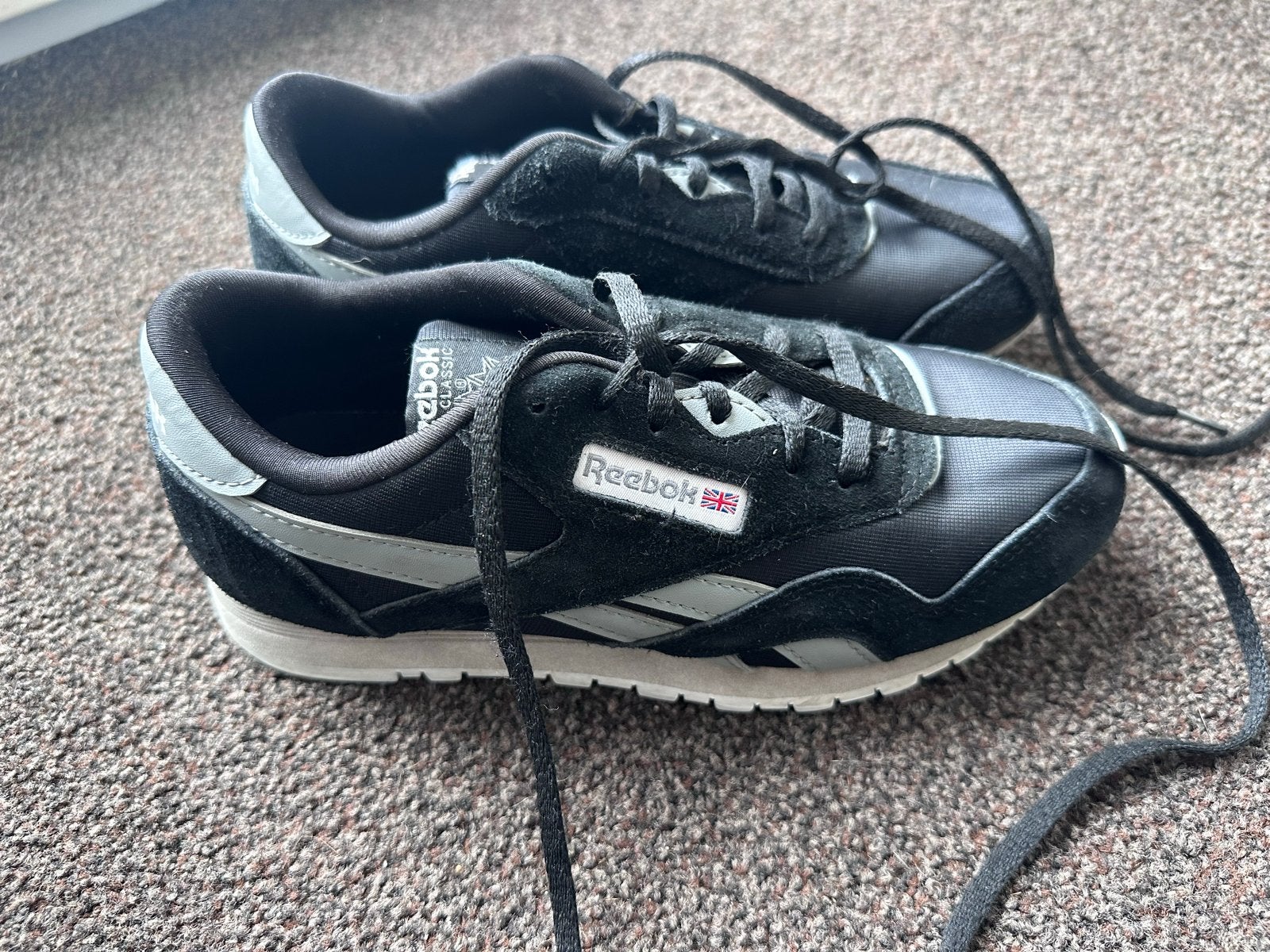 Gymschoenen Reebok Classic Sportschoenen Maat 36 Zwart/Grijs, Ophalen of Verzenden, Zo goed als nieuw, Jongen of Meisje, Sportschoenen