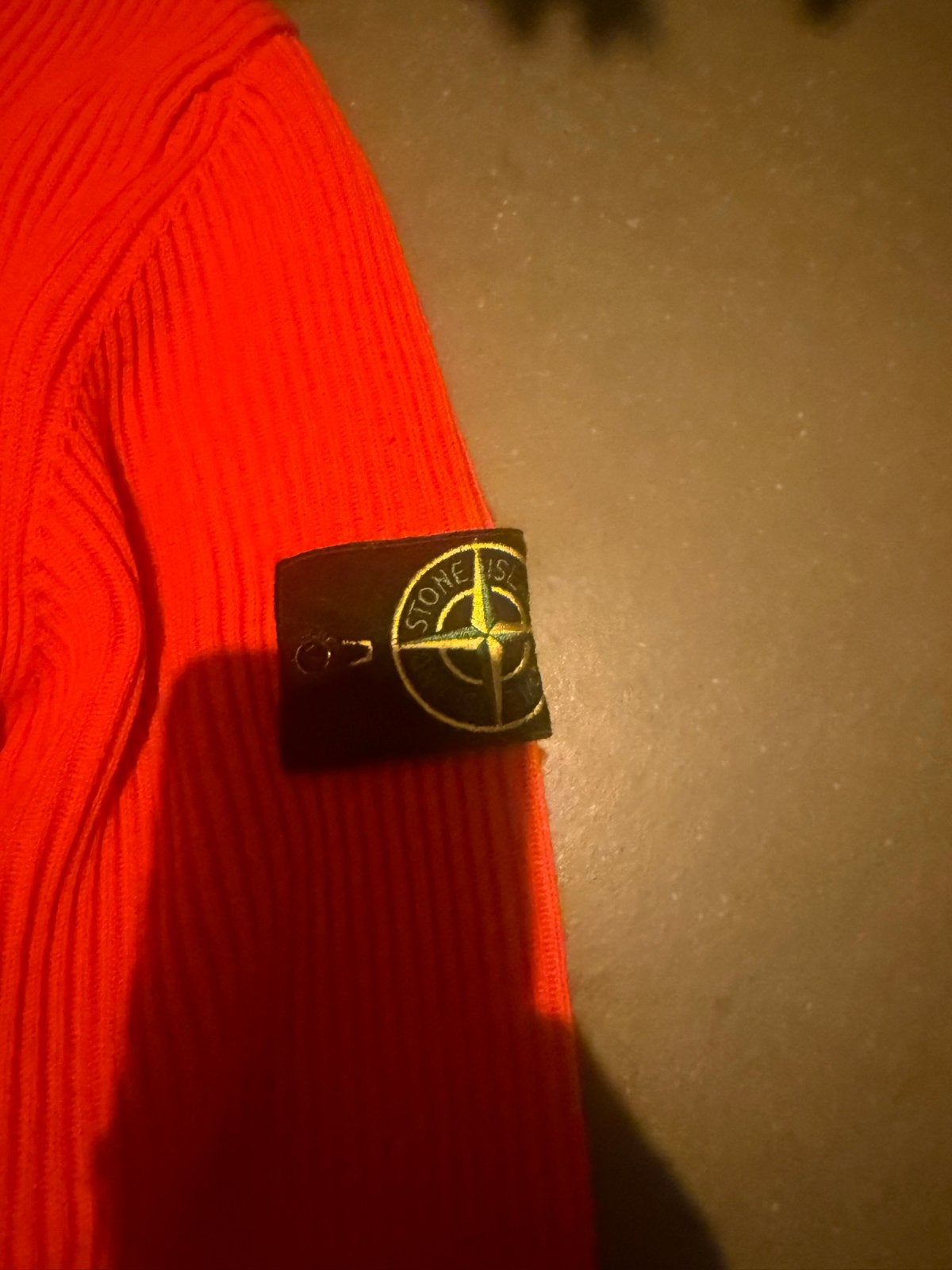 Stone Island Trui Maat S - Rood/Oranje Virgin Wool, Ophalen of Verzenden, Zo goed als nieuw, Maat 46 (S) of kleiner, Rood