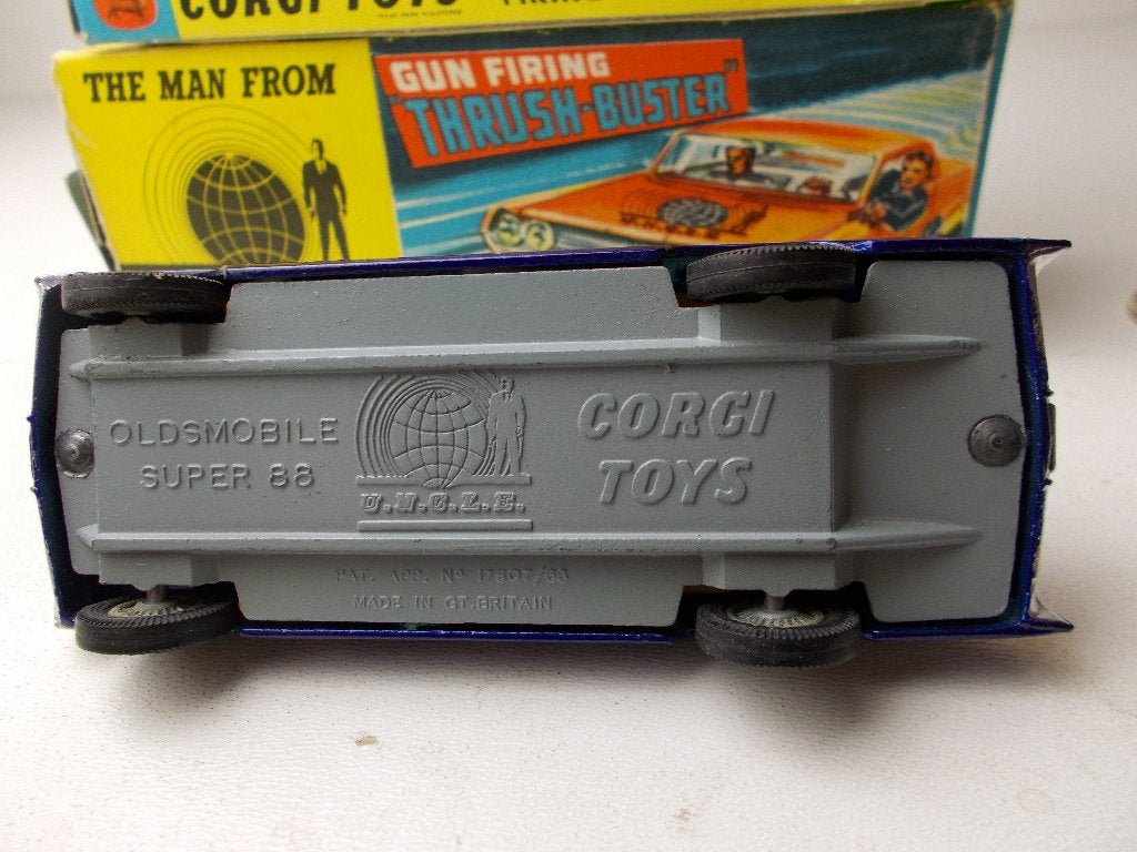 1967 Corgi Toys 497 THE MAN FROM UNCLE + WAVERLY RING! +DOOS, Ophalen of Verzenden, Zo goed als nieuw, Auto, Corgi