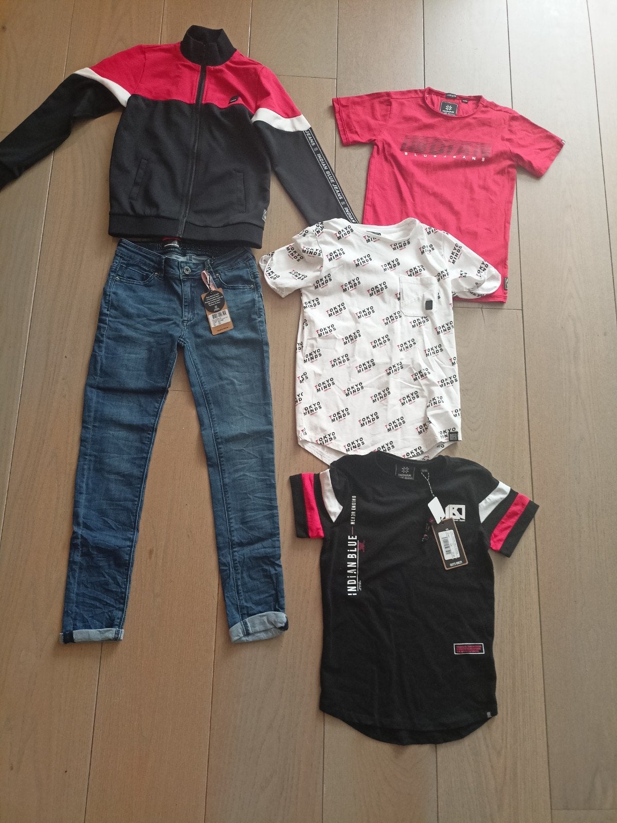 set Indian Blue Jeans maat 140, Ophalen of Verzenden, Nieuw, Maat 140