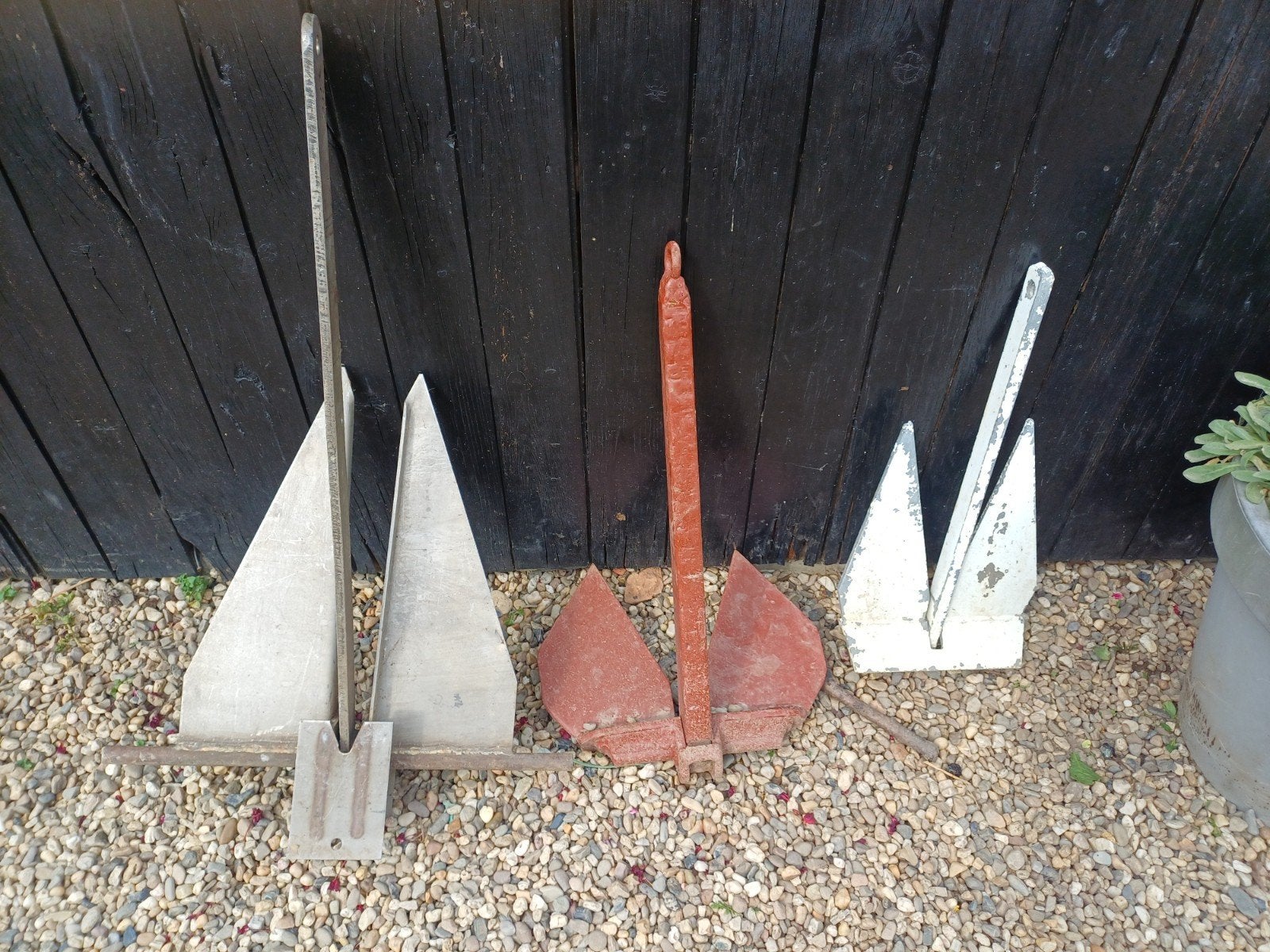 3 x anker voor boot te koop, Watersport en Boten, Ophalen, Gebruikt, Overige typen