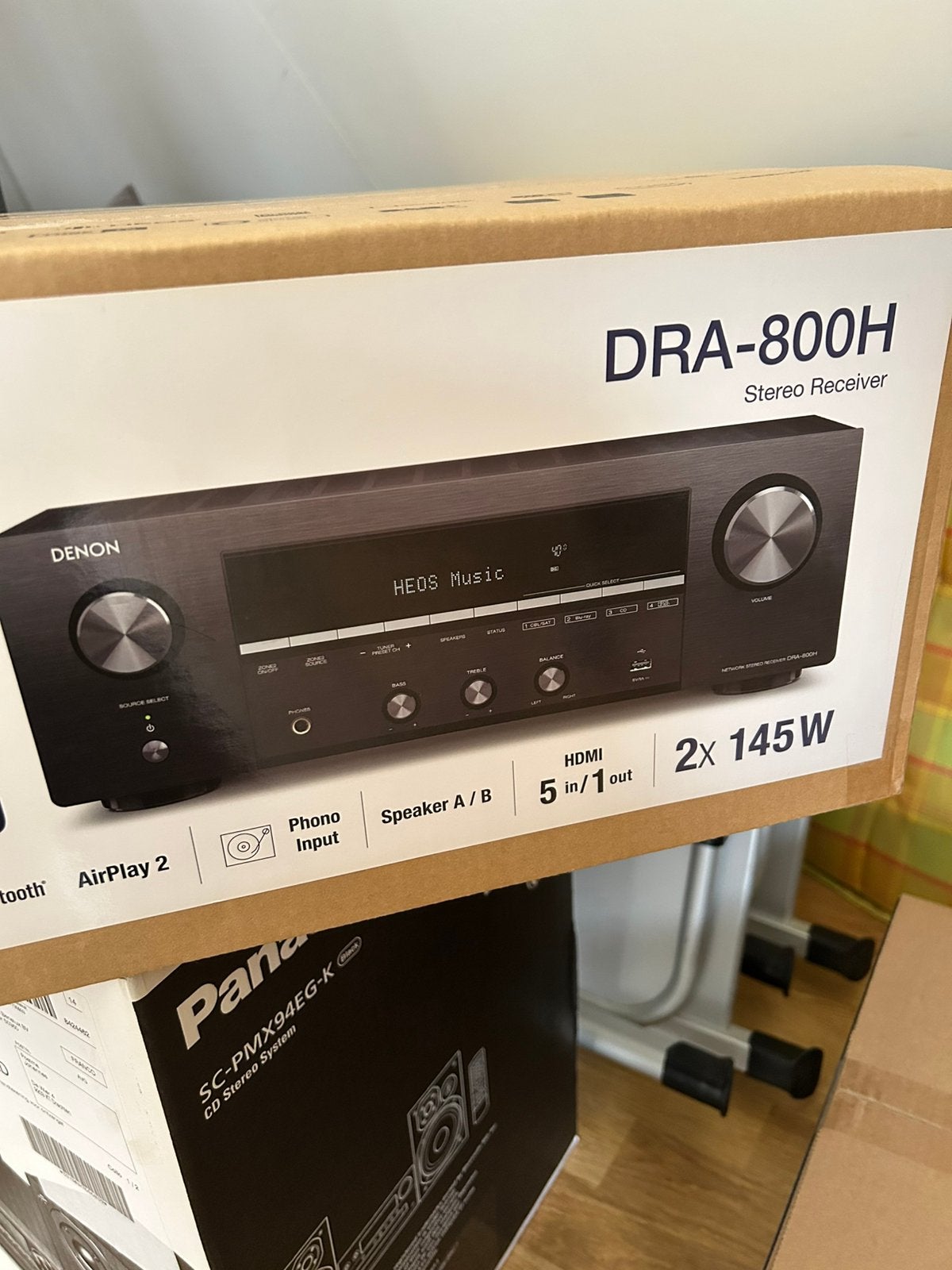 Denon reciever, Ophalen of Verzenden, Nieuw, 120 watt of meer, Denon