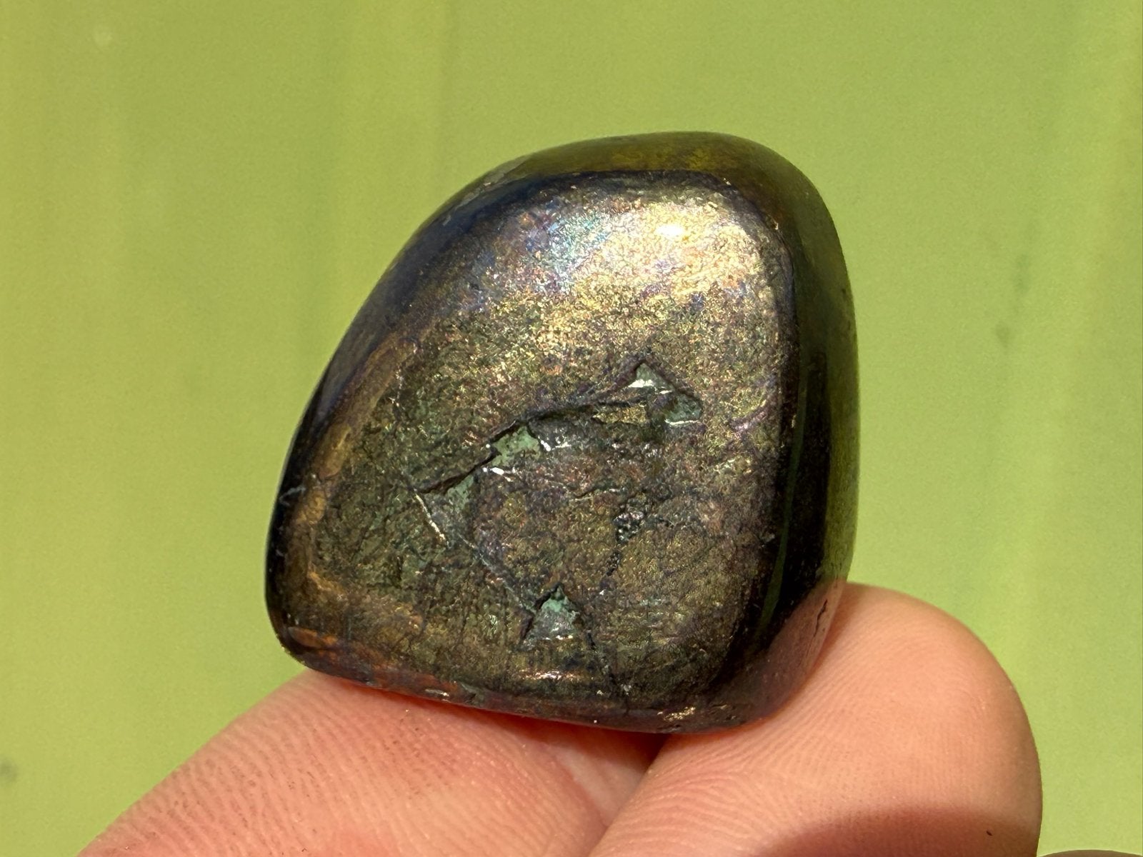 Chalcopyriet uit Peru broekzaksteen mineralen, Ophalen of Verzenden, Mineraal