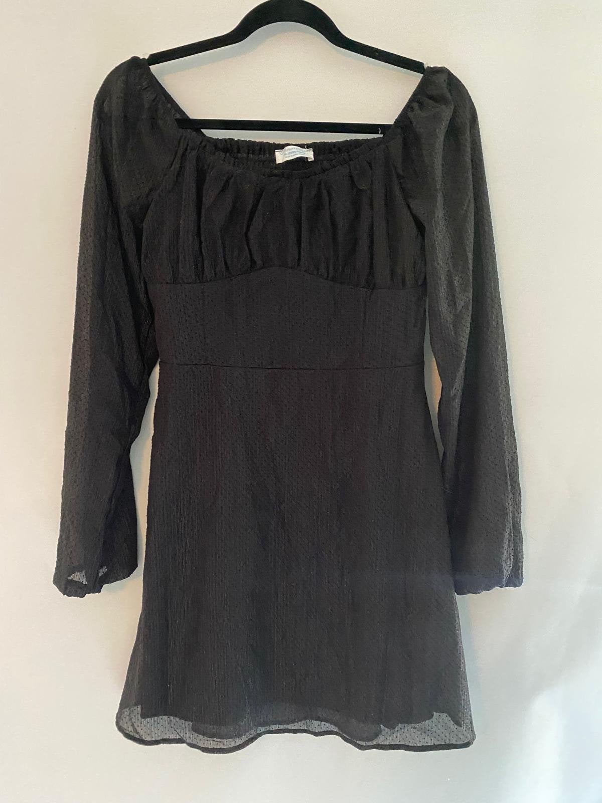 Primark zwarte glitterjurk – maat 166 14-15 jaar, Ophalen of Verzenden, Zo goed als nieuw, Meisje, Jurk of Rok