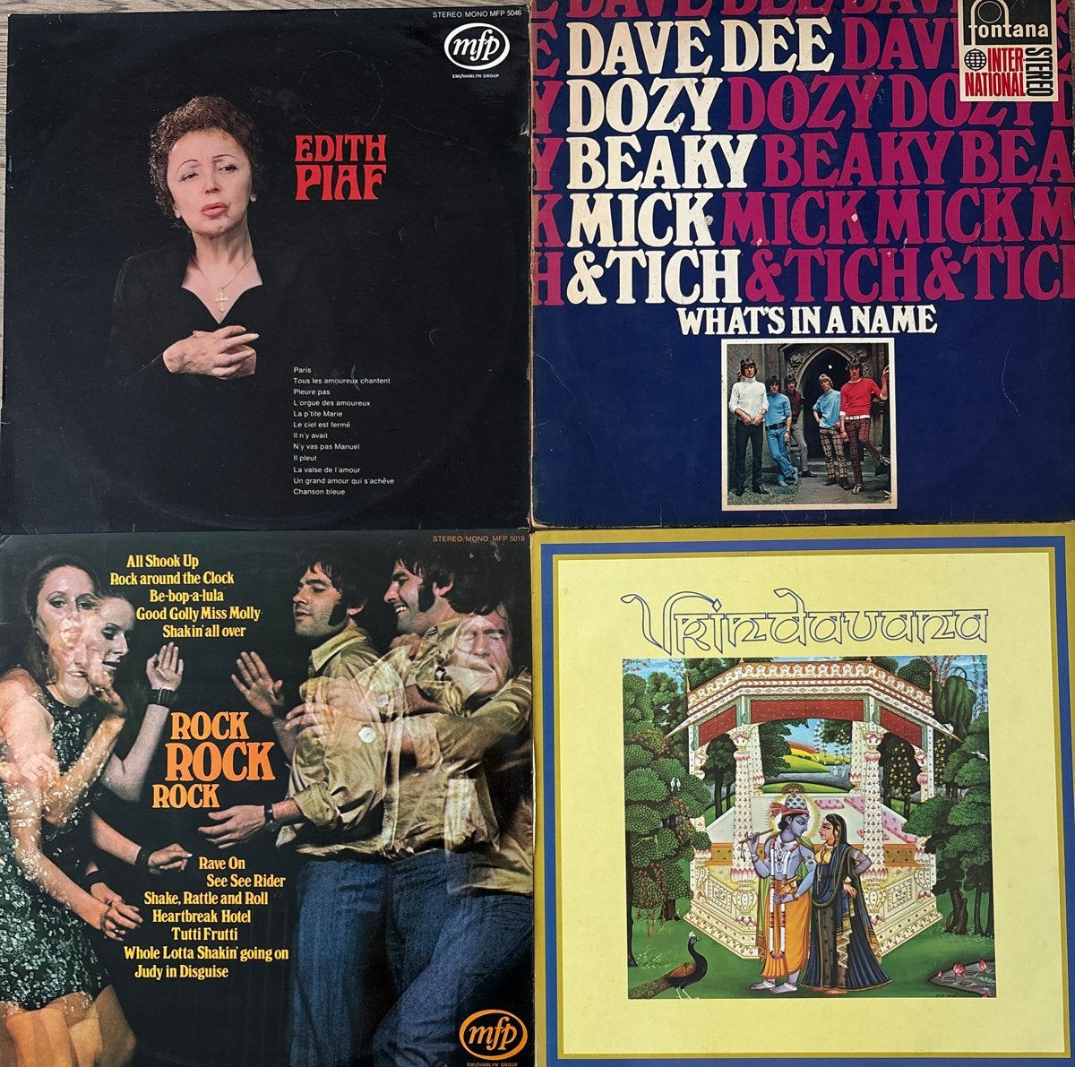 Diverse LP's: Edith Piaf, Dave Dee, Dozy, Beaky, Mick & Tich, Cd's en Dvd's, Vinyl | Pop, Ophalen of Verzenden, 1960 - 1969, Gebruikt