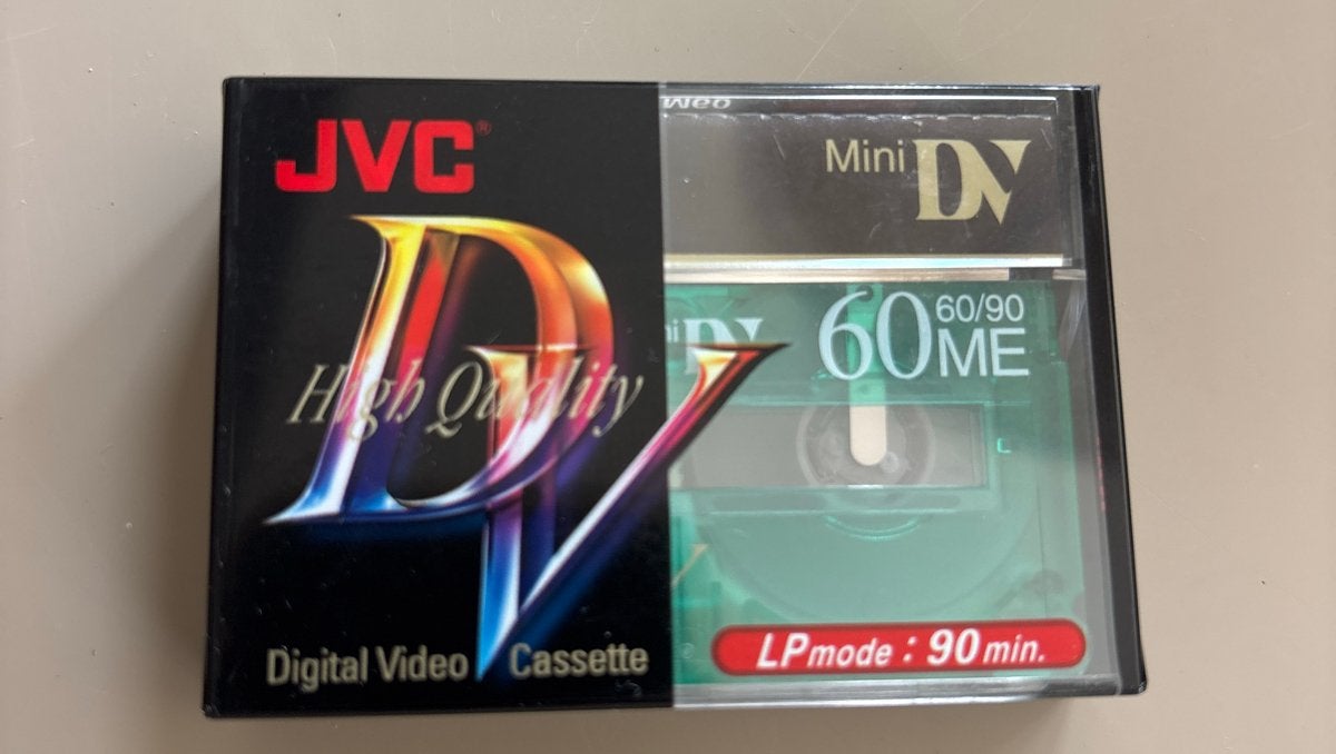 JVC Mini DV Digital Video Cassette - 60/90 min new sealed, Ophalen of Verzenden, Nieuw, Overige typen