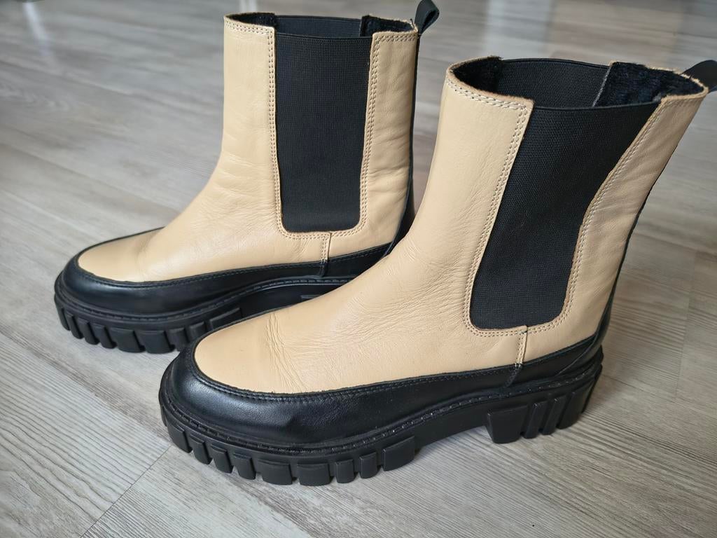 Dames laarzen maat 39, Hoge laarzen, Harper, Beige, Ophalen of Verzenden
