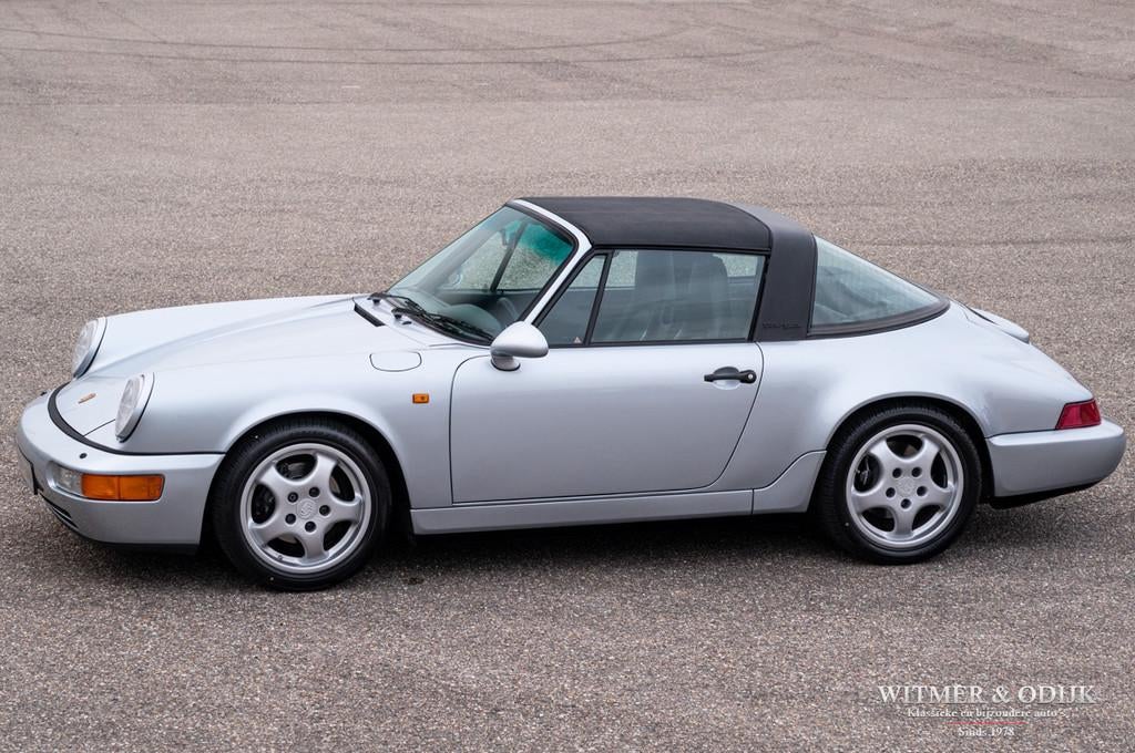 Porsche 911 Carrera 2 Targa Manual (bj 1992), Auto's, Porsche, Bedrijf, Te koop, 4x4, Metallic lak, Benzine, Cabriolet, Handgeschakeld