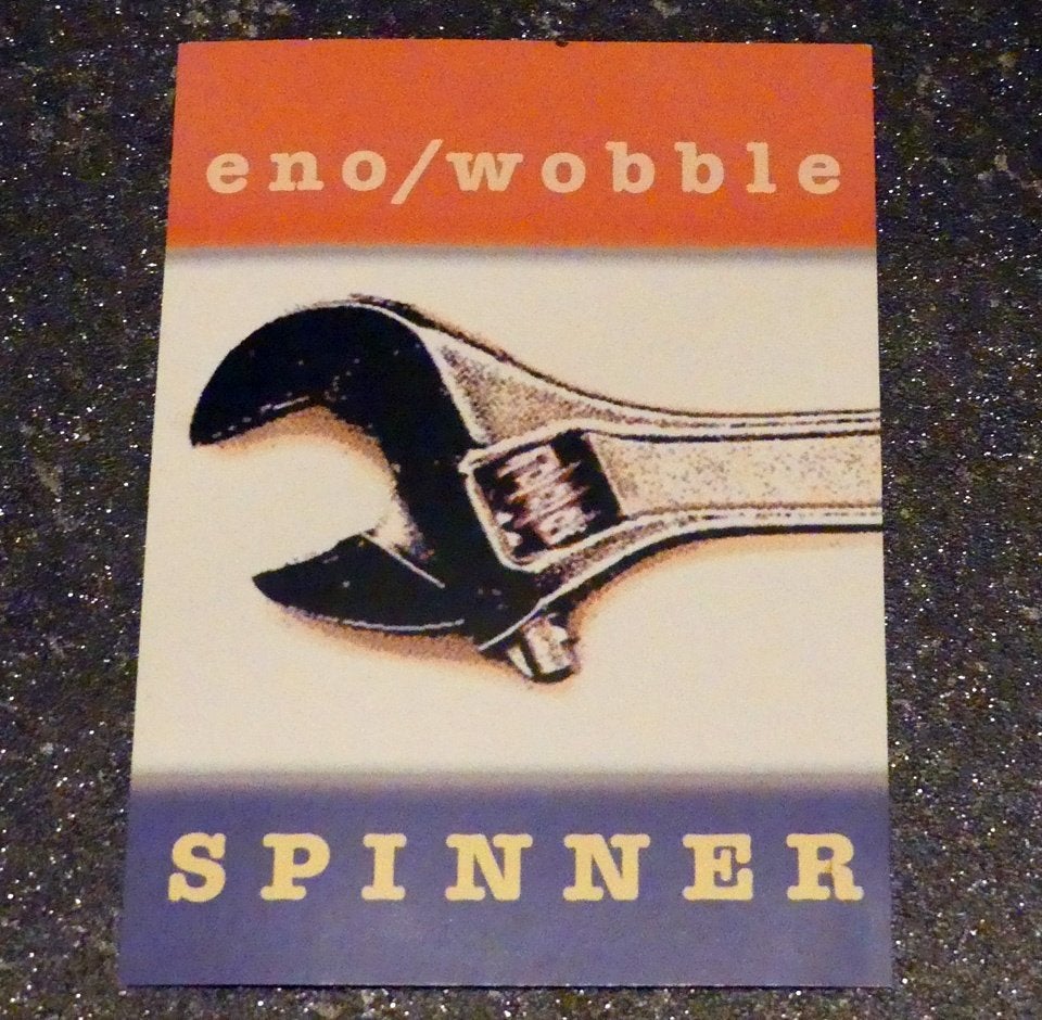 Brian Eno / Jah Wobble kaart 1995 Spinner, Ophalen of Verzenden, Zo goed als nieuw, Foto of Kaart
