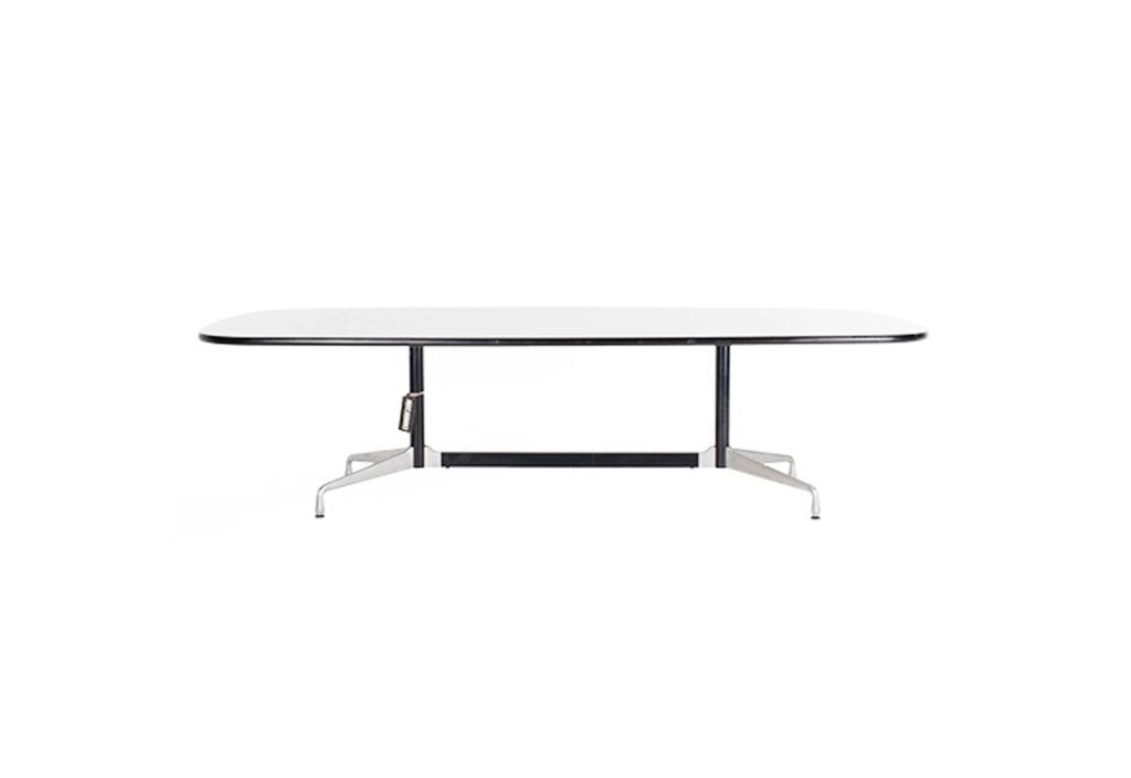 1x Vitra Segmented Table Wit blad (280  130 cm)