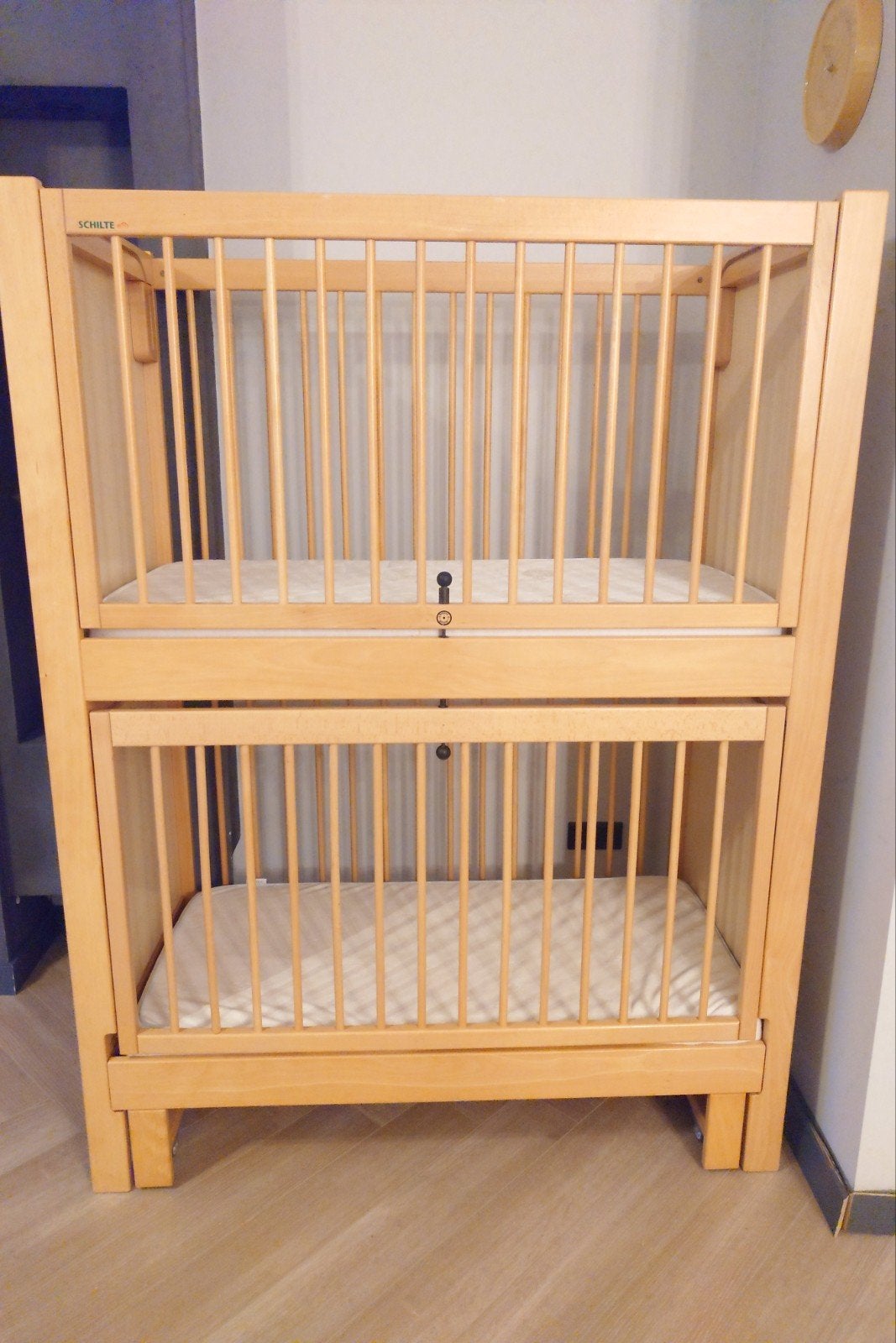 Schilte Duoslaper/Duobed/ Duo ledikant, Ophalen, Minder dan 140 cm, Minder dan 70 cm