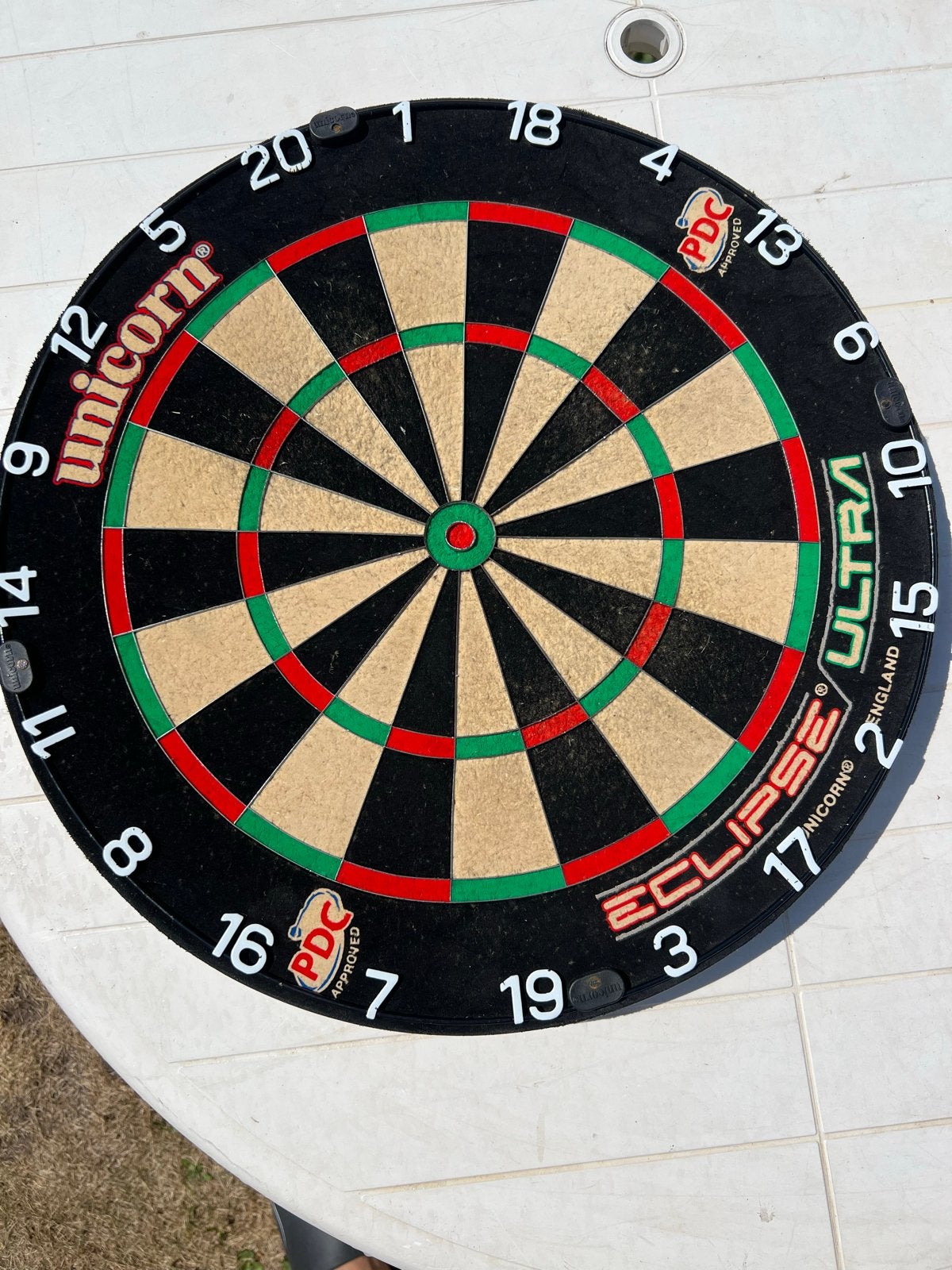 Unicorn Eclipse Ultra Dartbord - Zo goed als nieuw, Verzenden, Zo goed als nieuw, Dartbord