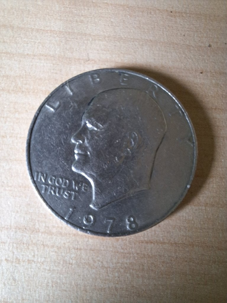one Dollar Liberty 1978 zilver, Postzegels en Munten, Munten | Amerika, Ophalen of Verzenden, Noord-Amerika, Losse munt, Zilver