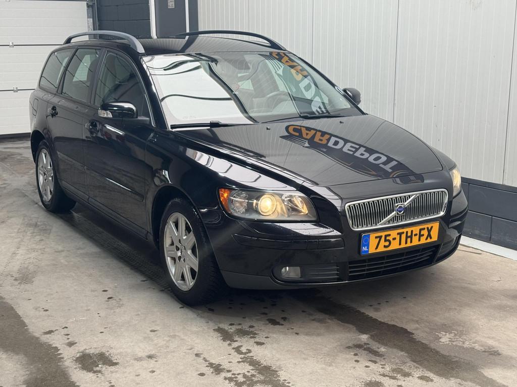 Volvo V50 1.8 Edition II, Auto's, Volvo, Voorwielaandrijving, Zwart, 4 cilinders, Zwart