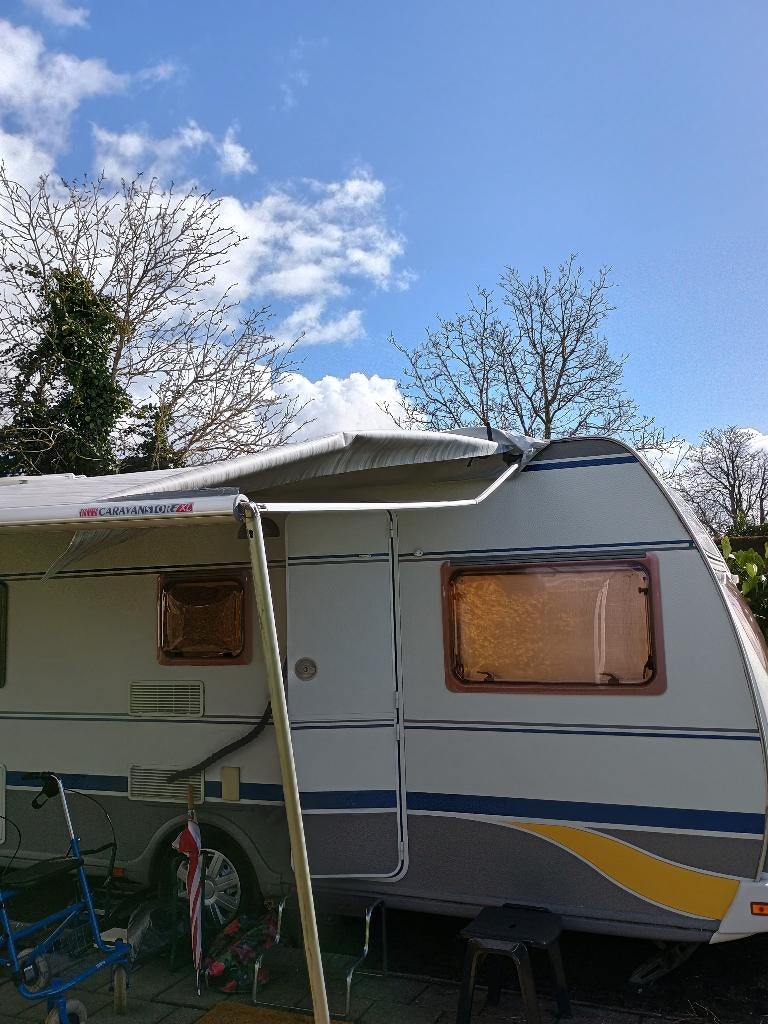 Fiamma caravanstore XL zakluifel 440cm grijs, Caravans en Kamperen, Caravan accessoires, Ophalen, Gebruikt