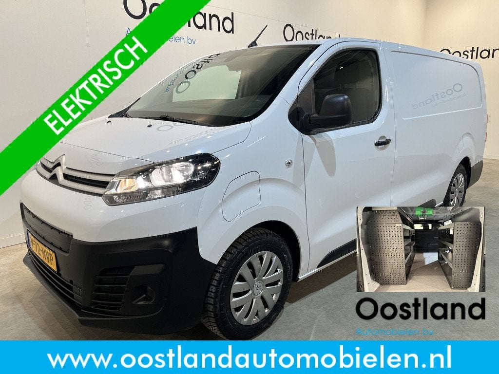 Peugeot e-Expert (Citroën Jumpy) L3 136 75 kWh / 100% Elekt, Gebruikt, Zwart, Met garantie (alle), Wit
